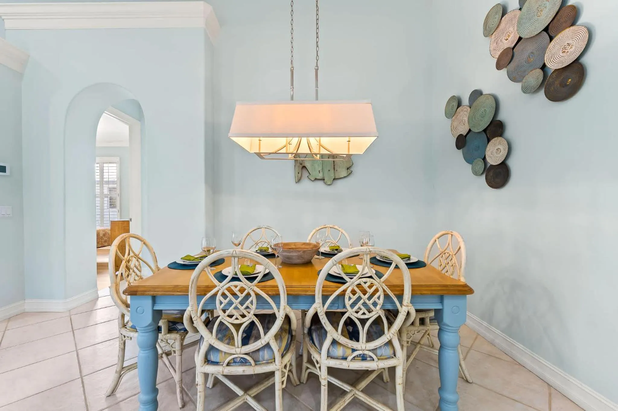 Seating area in Neapolitan Vacation Rental