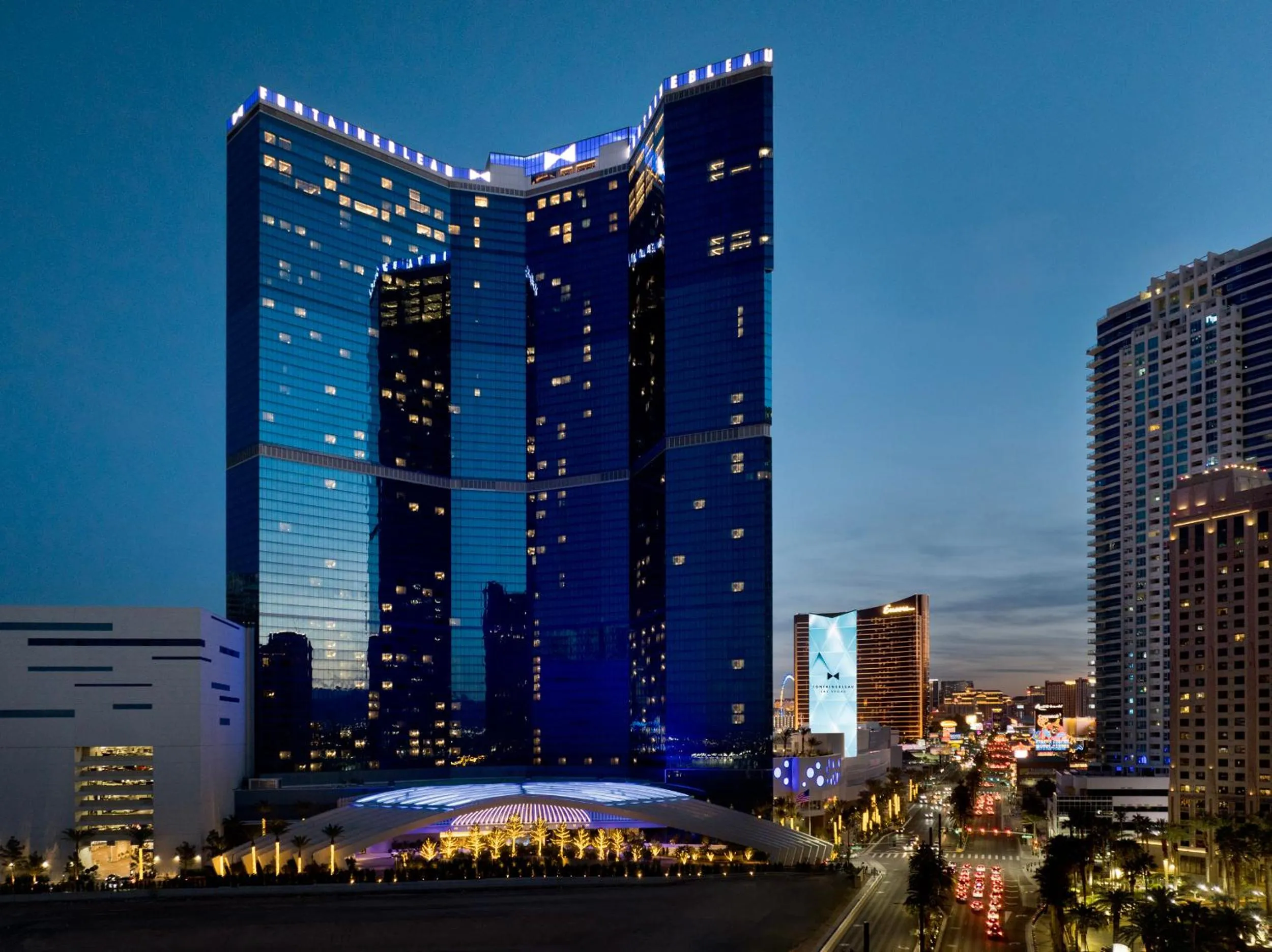 Property building in Fontainebleau Las Vegas