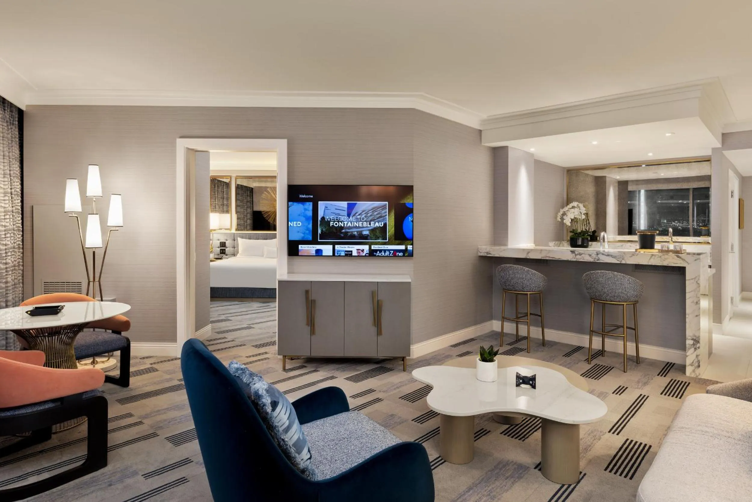 Living room in Fontainebleau Las Vegas