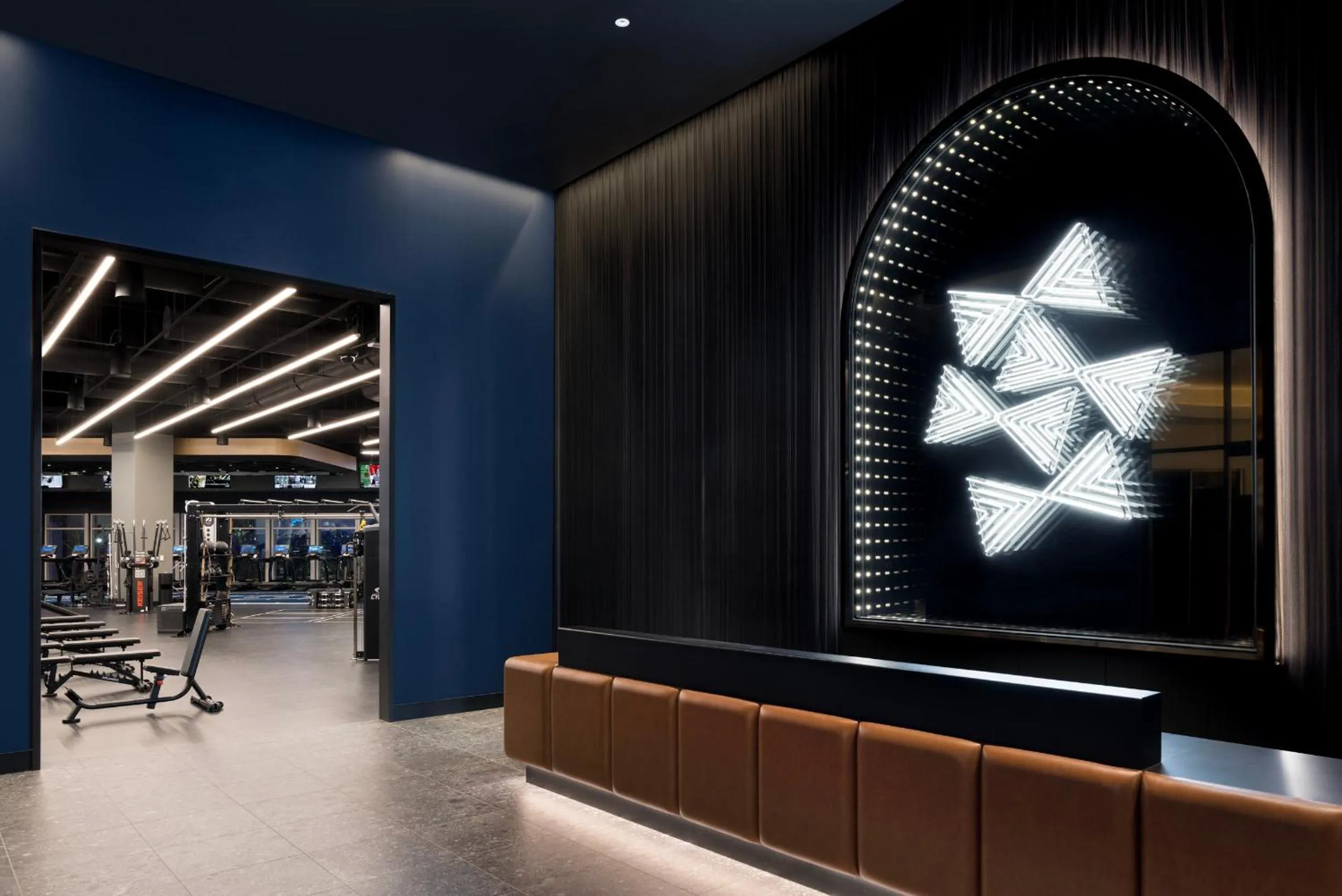 Fitness centre/facilities in Fontainebleau Las Vegas