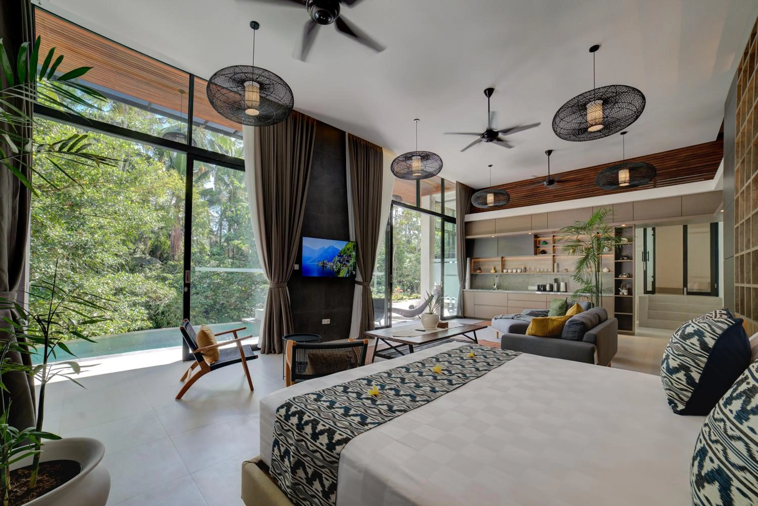 Bed in The Studios Ubud-Adult Only