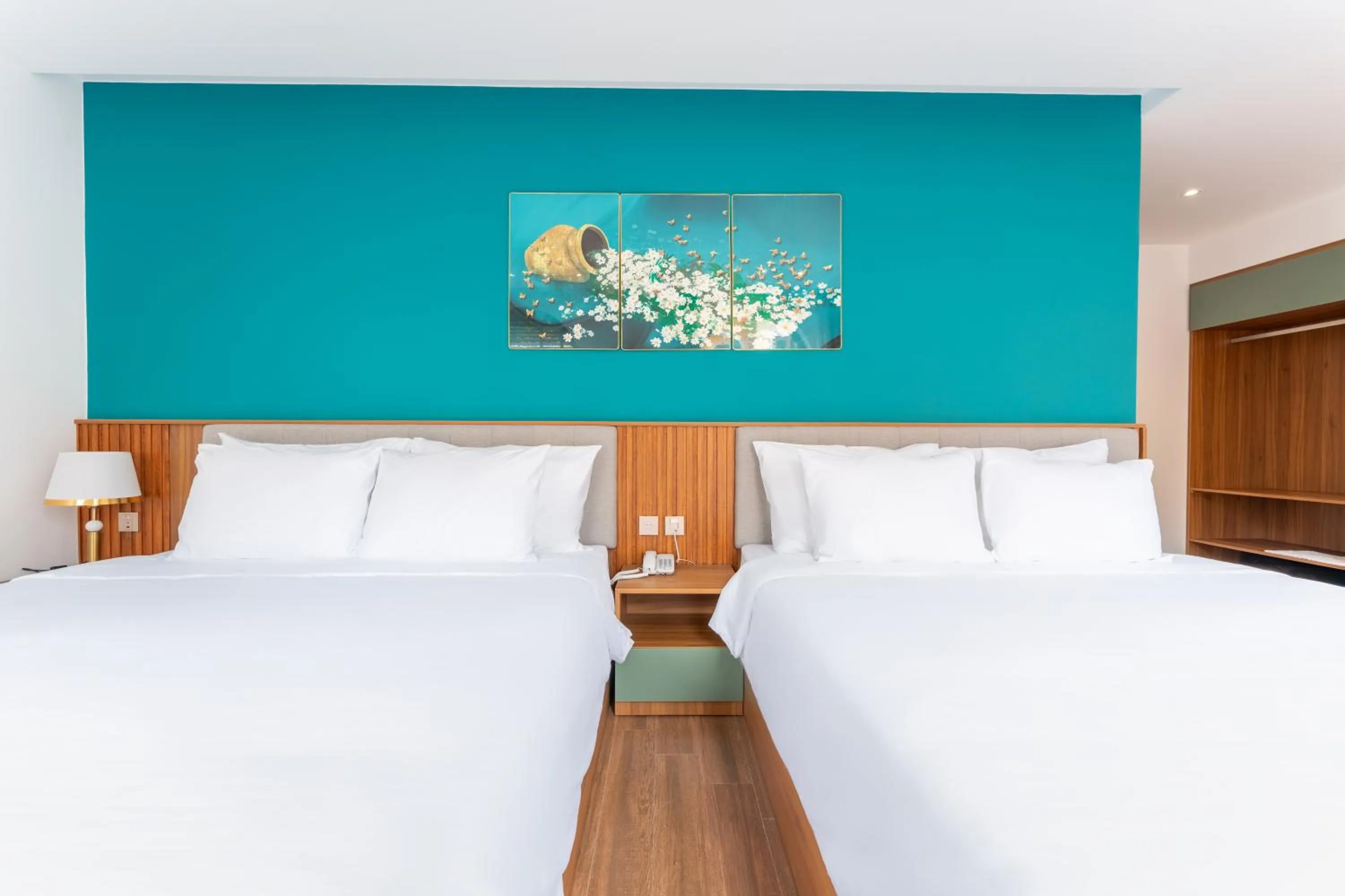 Bed in Mimosa Hotel Phú Quốc