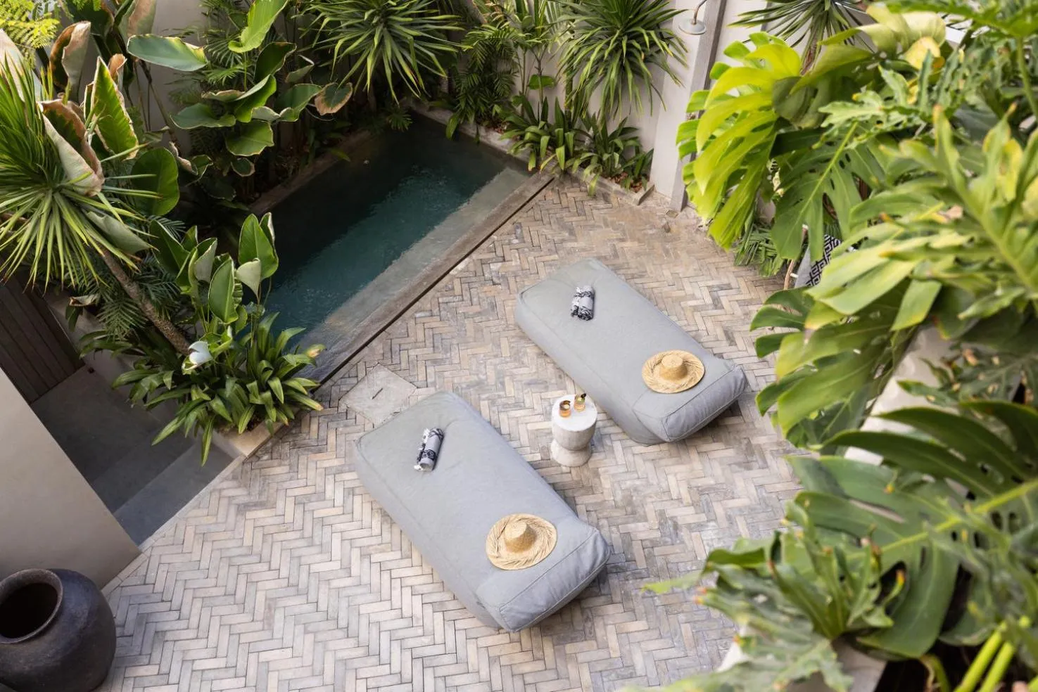 Pool view in The Konkret Lombok