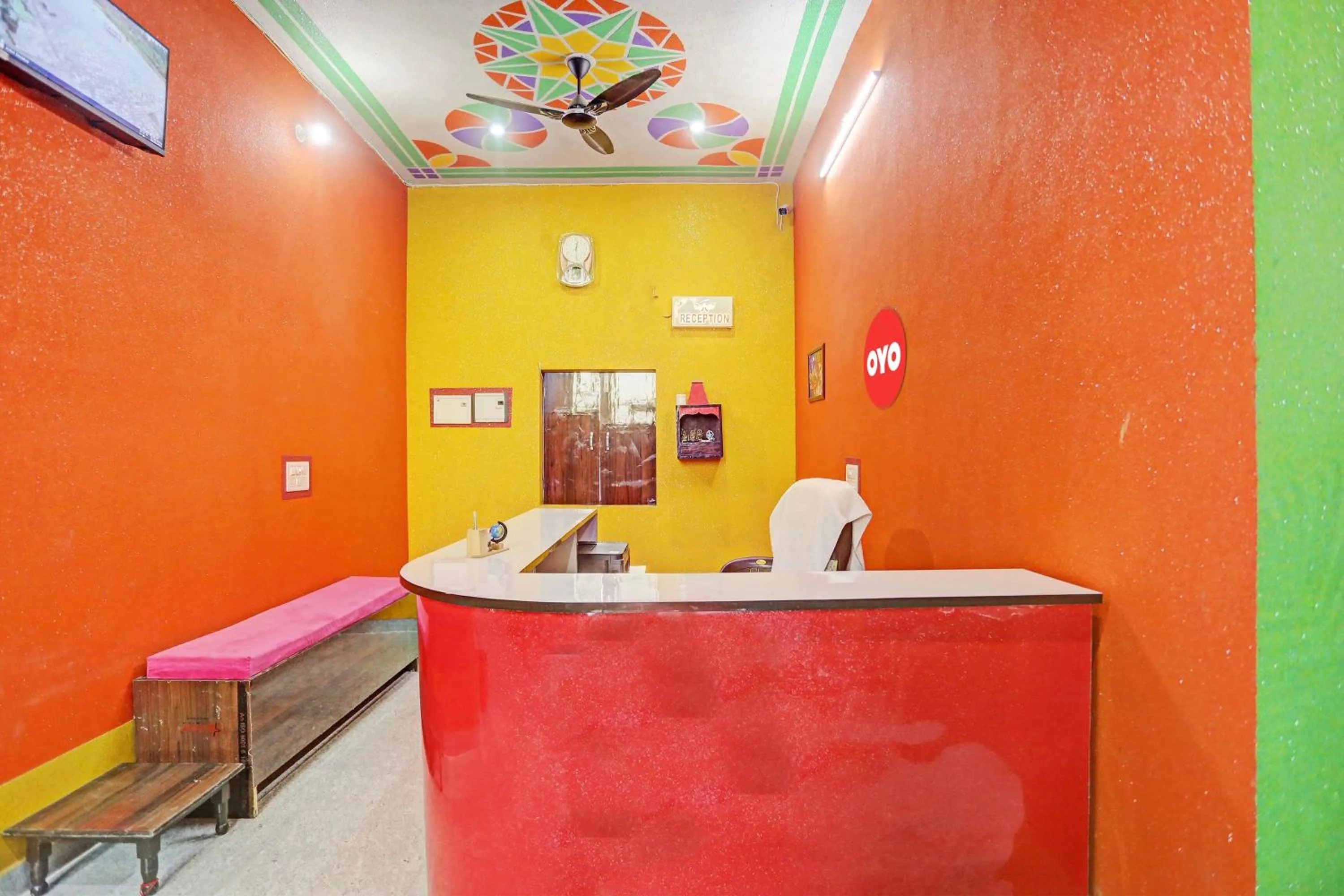 Lobby or reception in Hotel O Dwarka