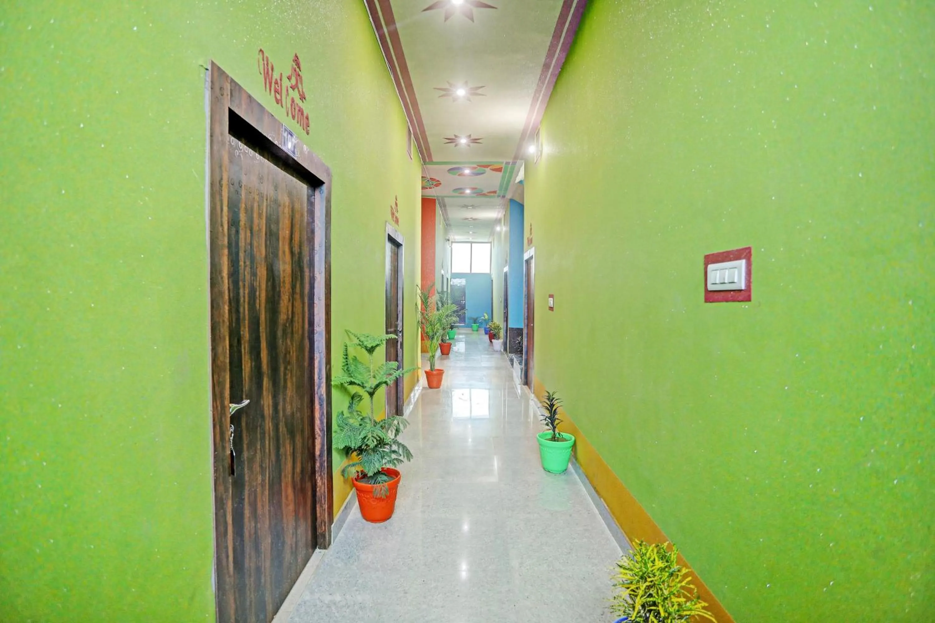 Lobby or reception in Hotel O Dwarka