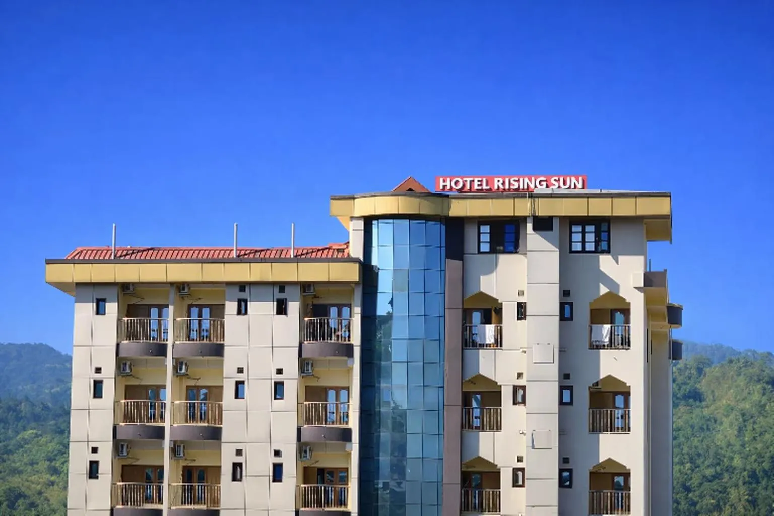 Property building in Hotel Rising Sun