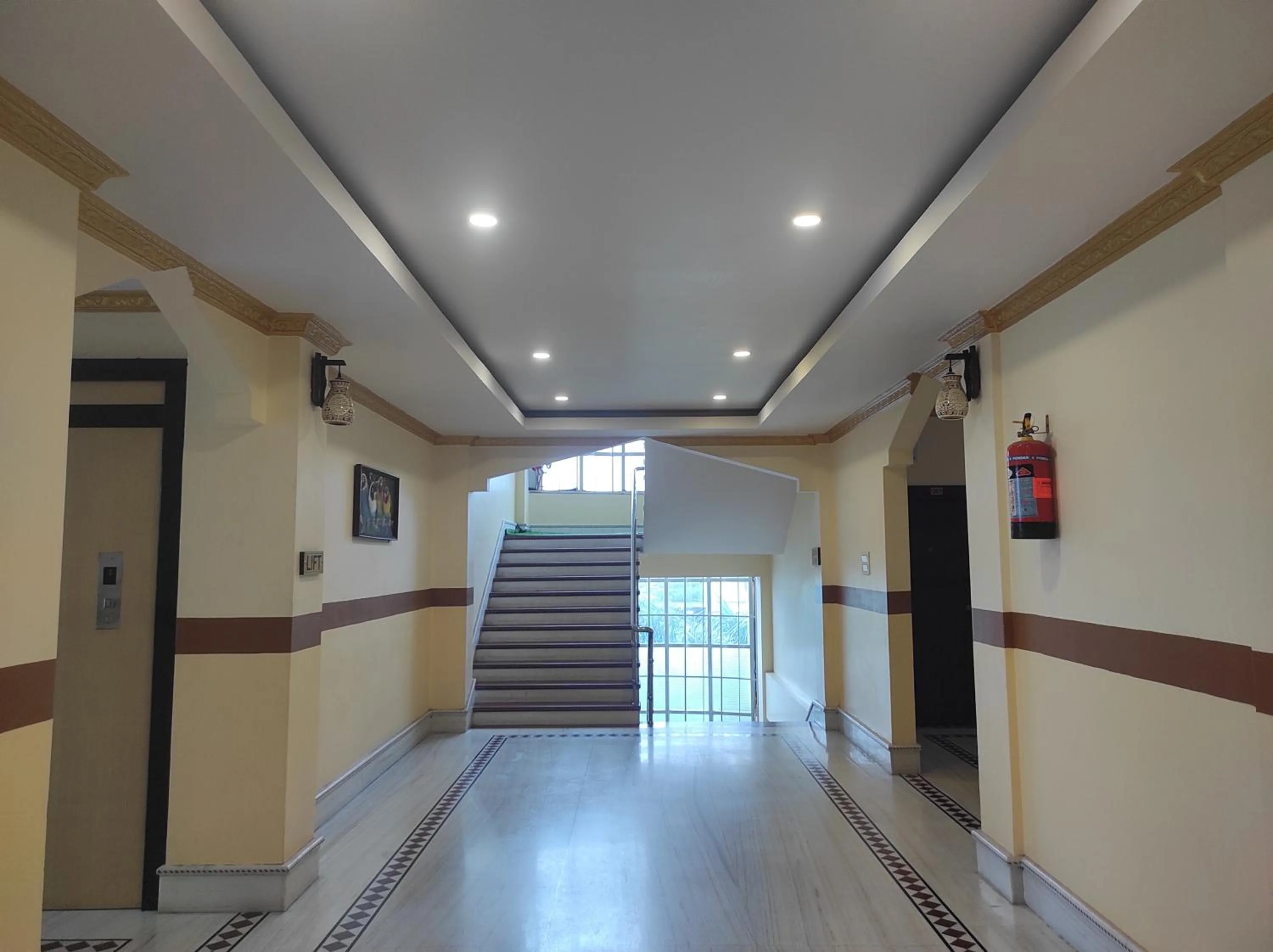 Property building in Hotel Rising Sun