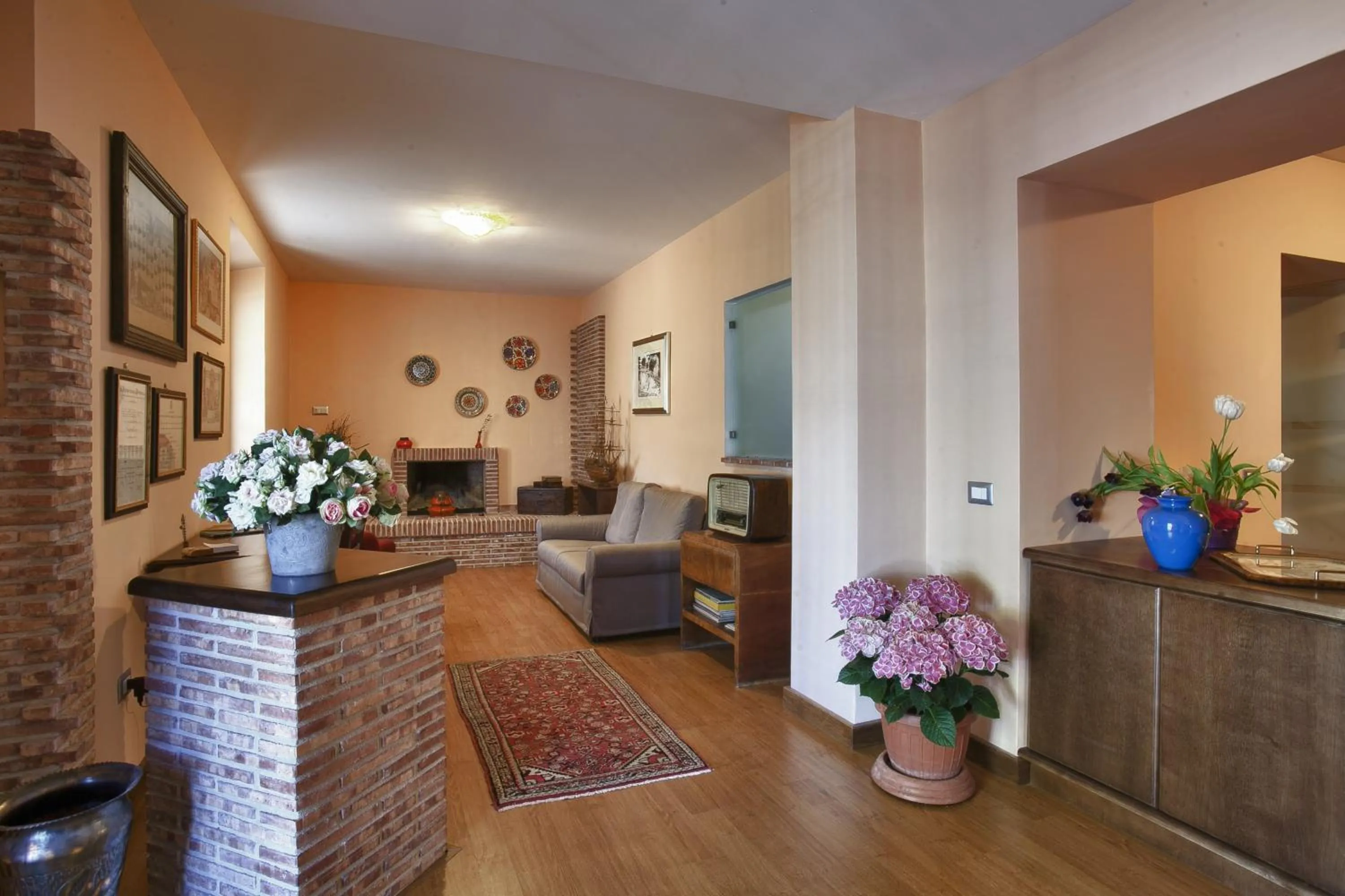 Lobby or reception in B&B Al Colle