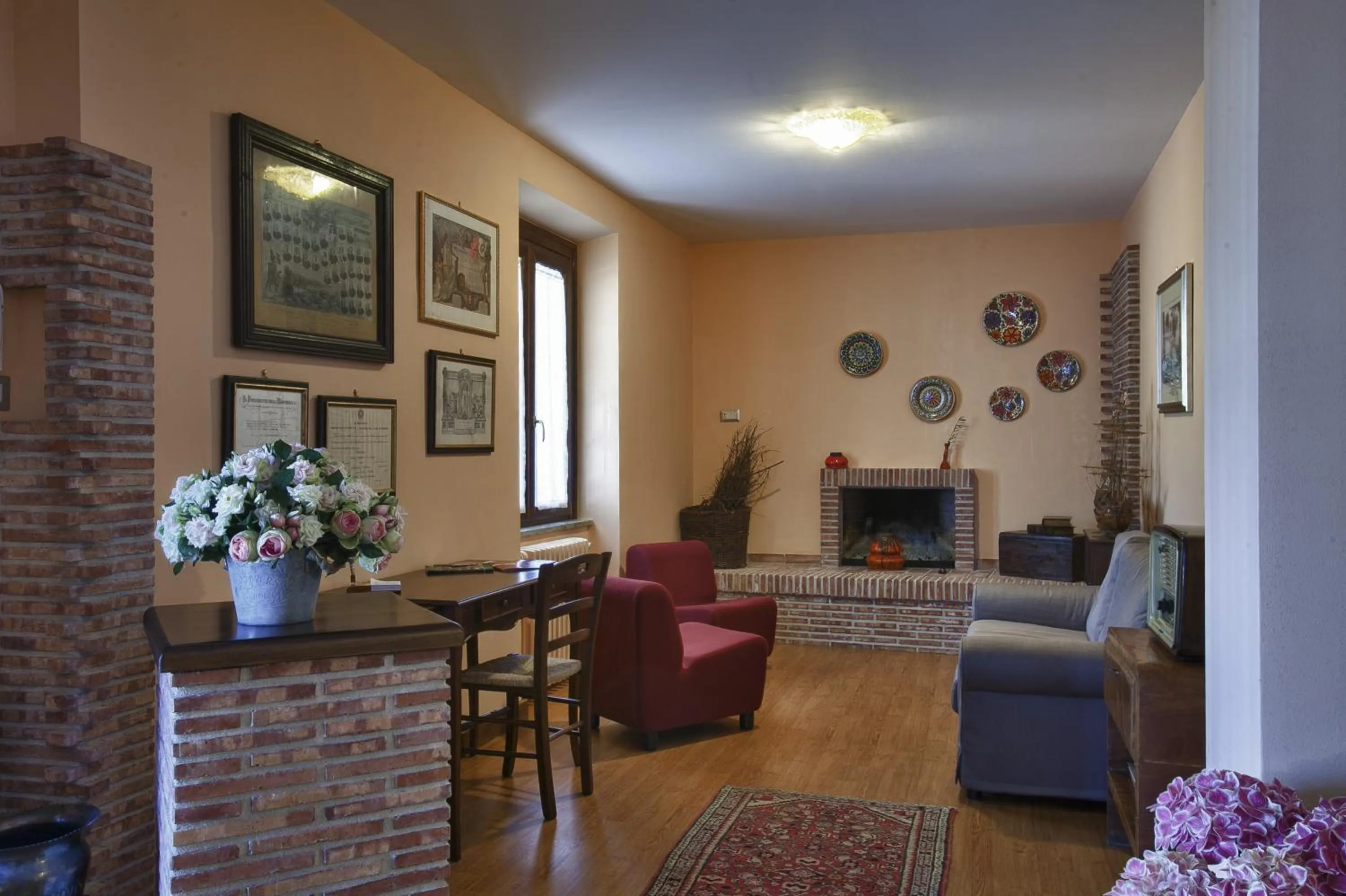 Lobby or reception in B&B Al Colle