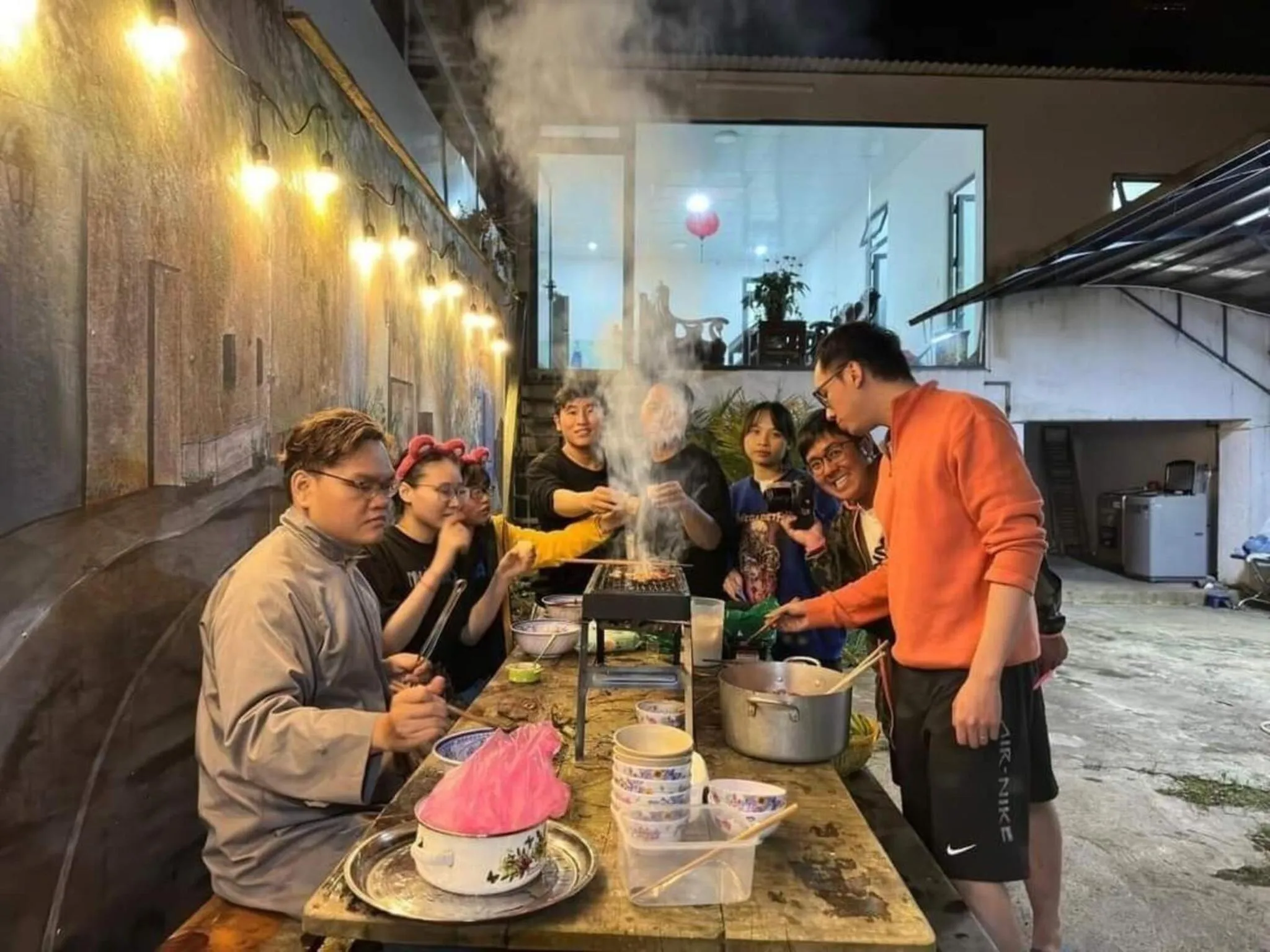 BBQ facilities in Trường An Hotel