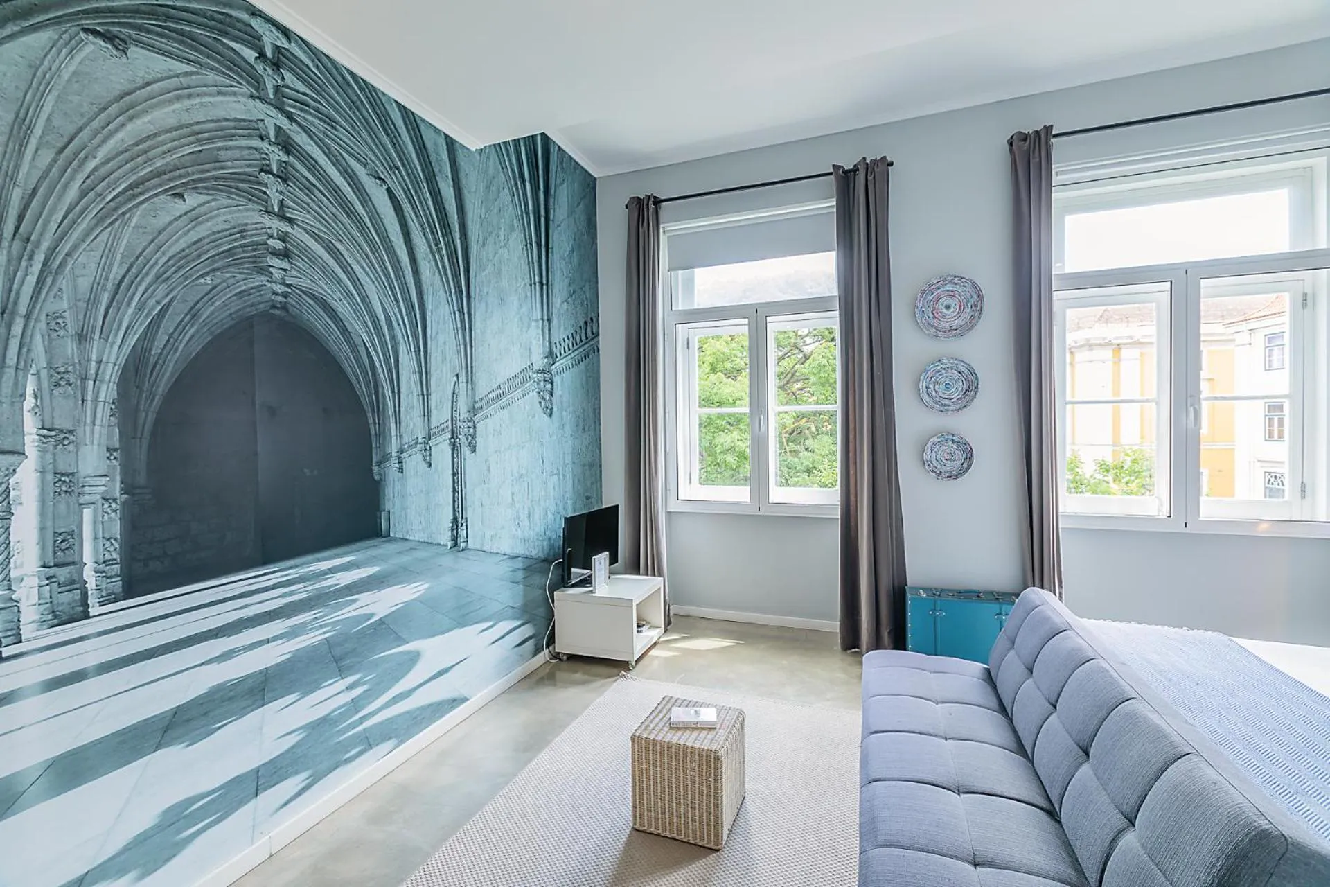 Living room in Emporium Lisbon Suites