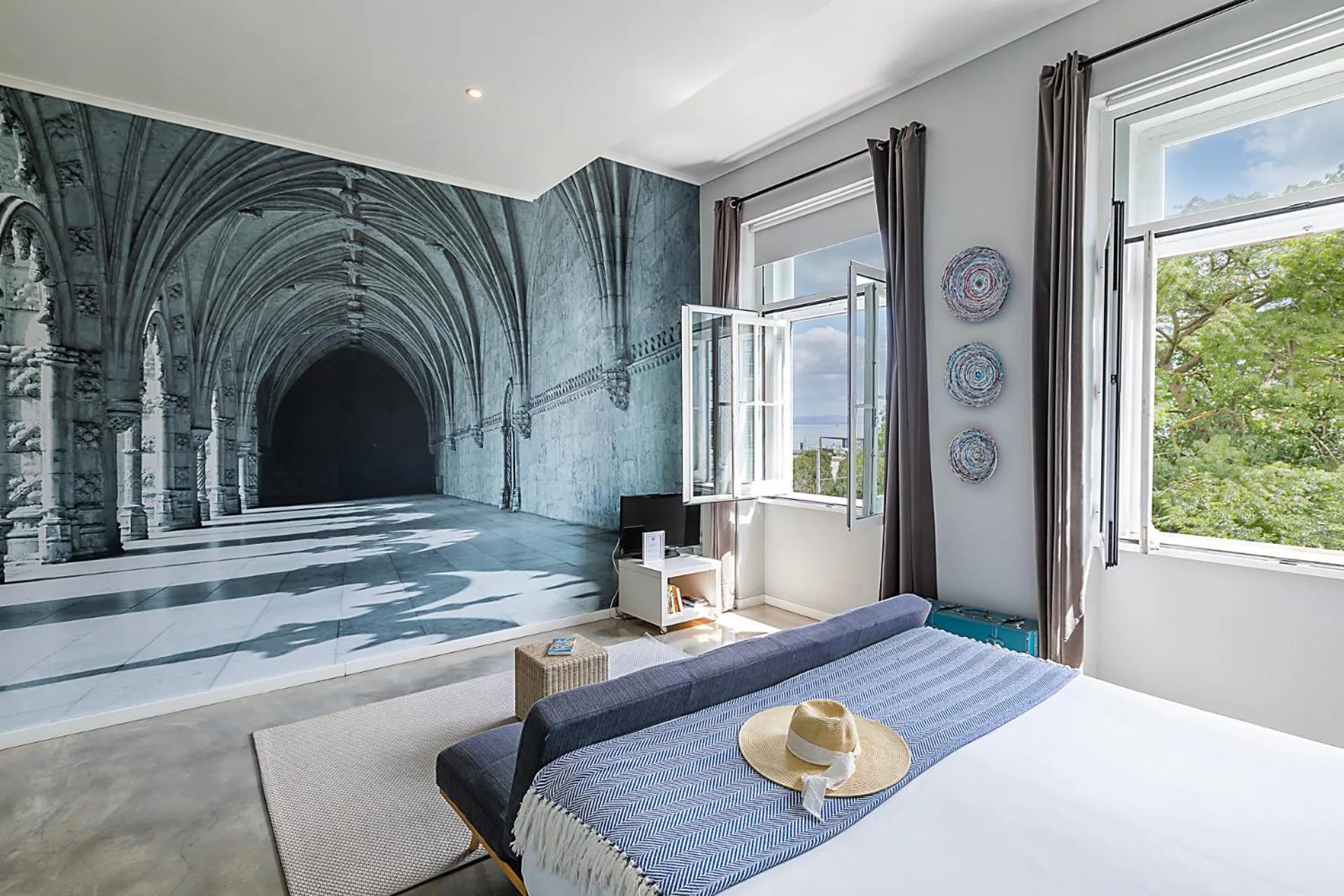 Bed in Emporium Lisbon Suites