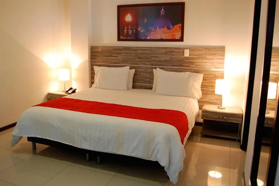 Bed in Hotel San Martin Popayan