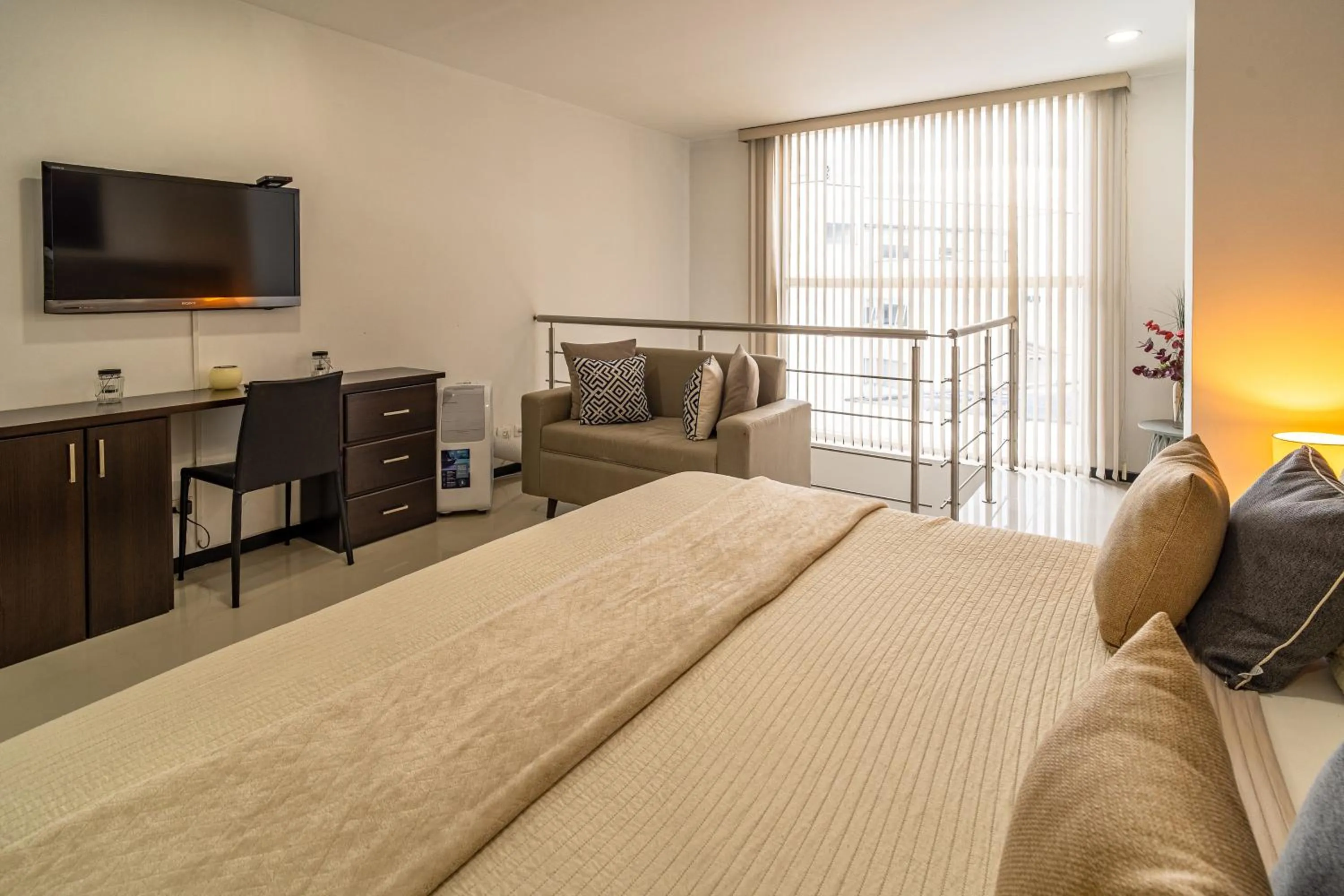 Bed in Hotel San Martin Popayan