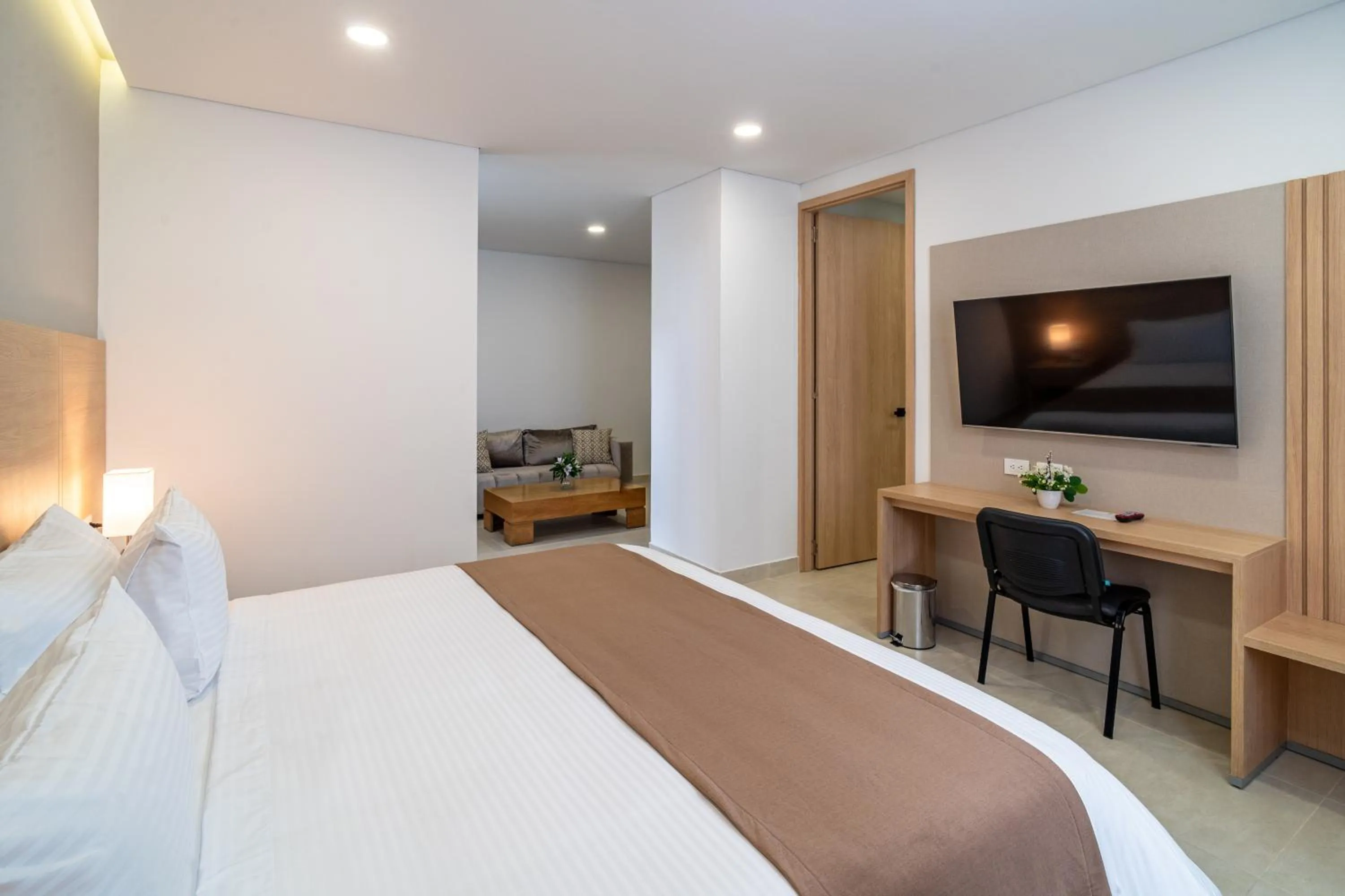 Bed in Hotel San Martin Popayan