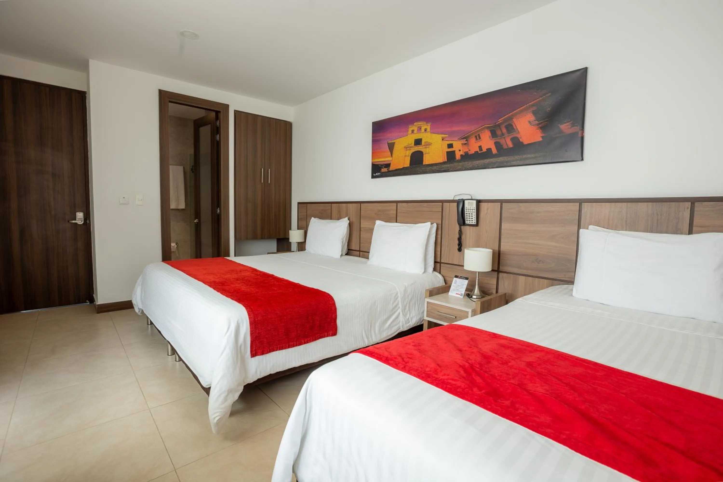 Bed in Hotel San Martin Popayan