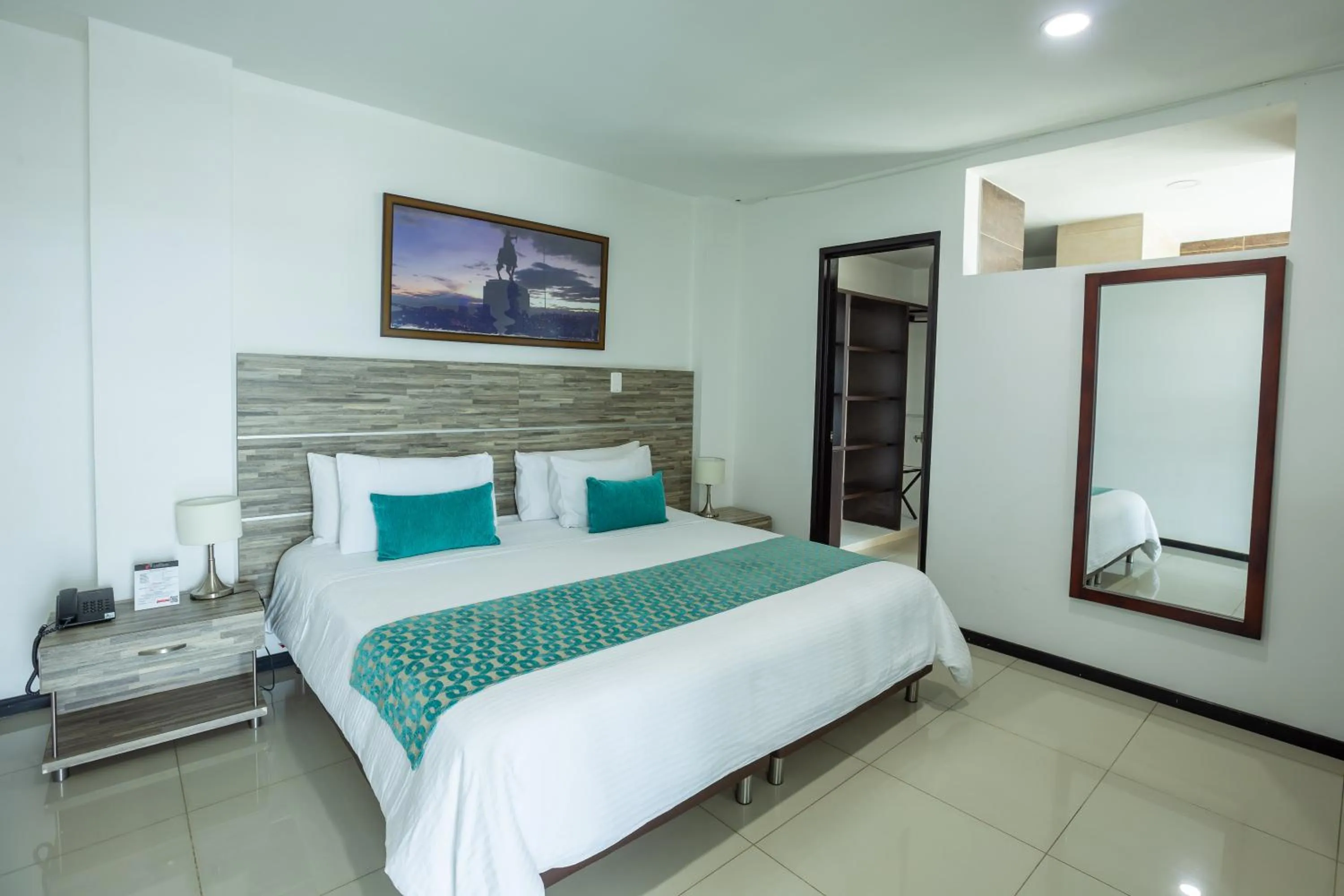 Bed in Hotel San Martin Popayan