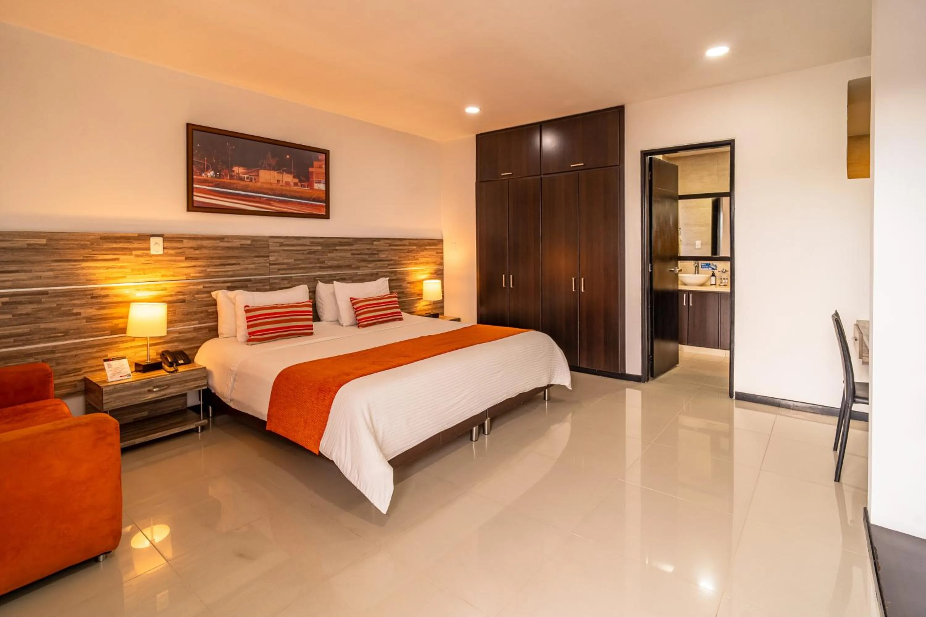 Bed in Hotel San Martin Popayan