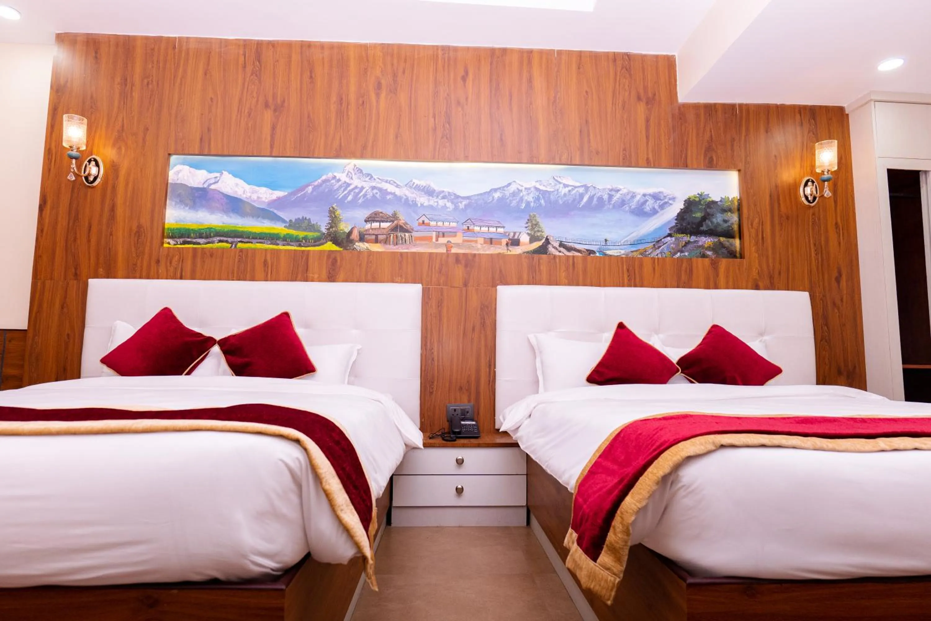 Bed in Hotel Palazzo