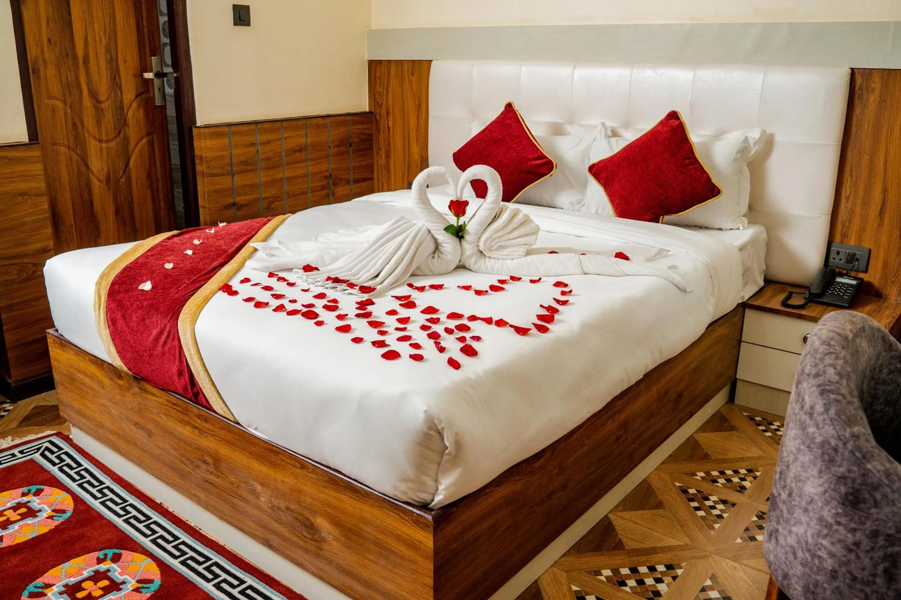 Bed in Hotel Palazzo