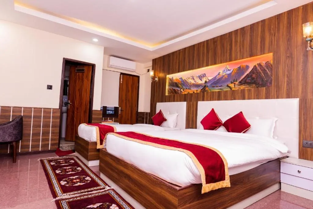 Bed in Hotel Palazzo