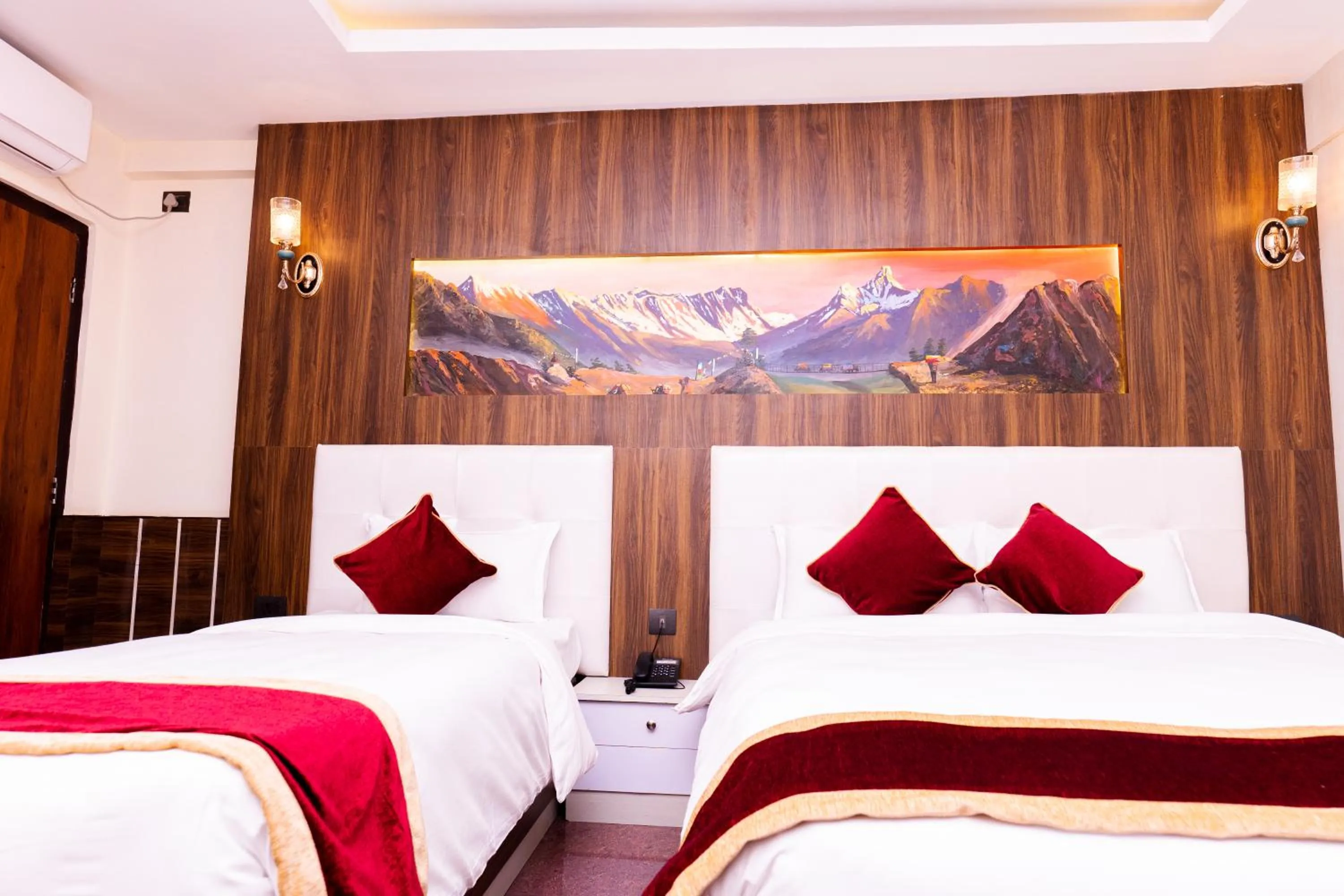 Bed in Hotel Palazzo