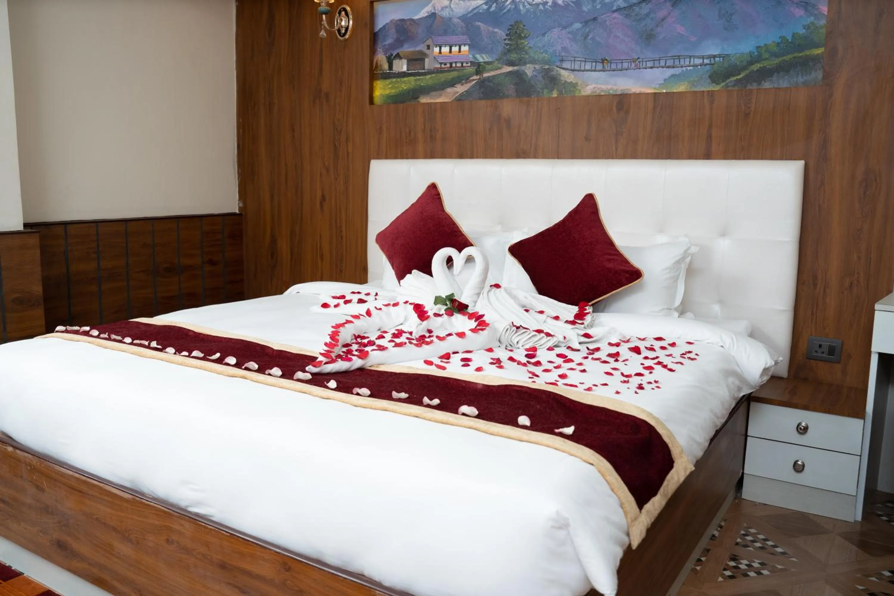 Bed in Hotel Palazzo