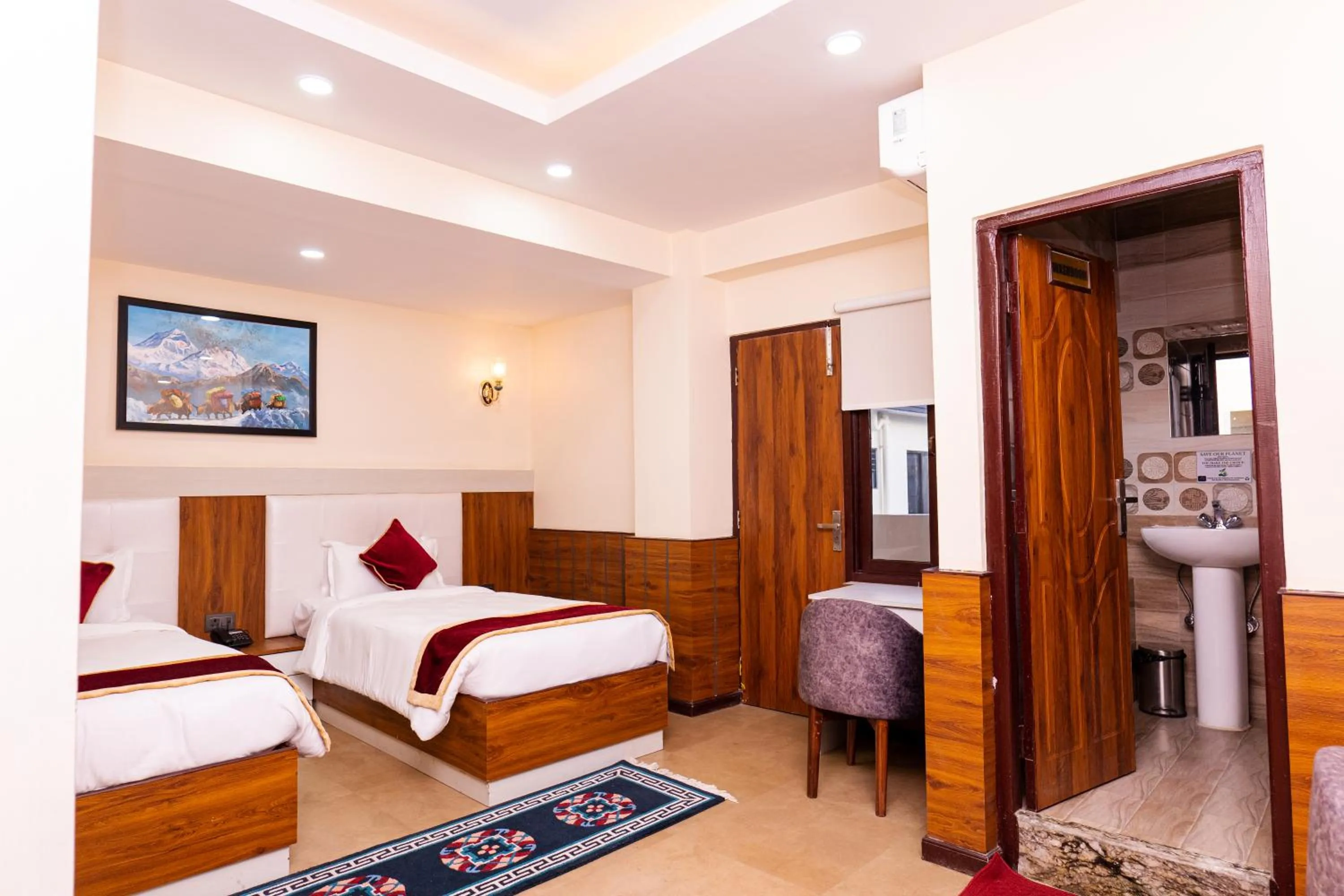 Bed in Hotel Palazzo