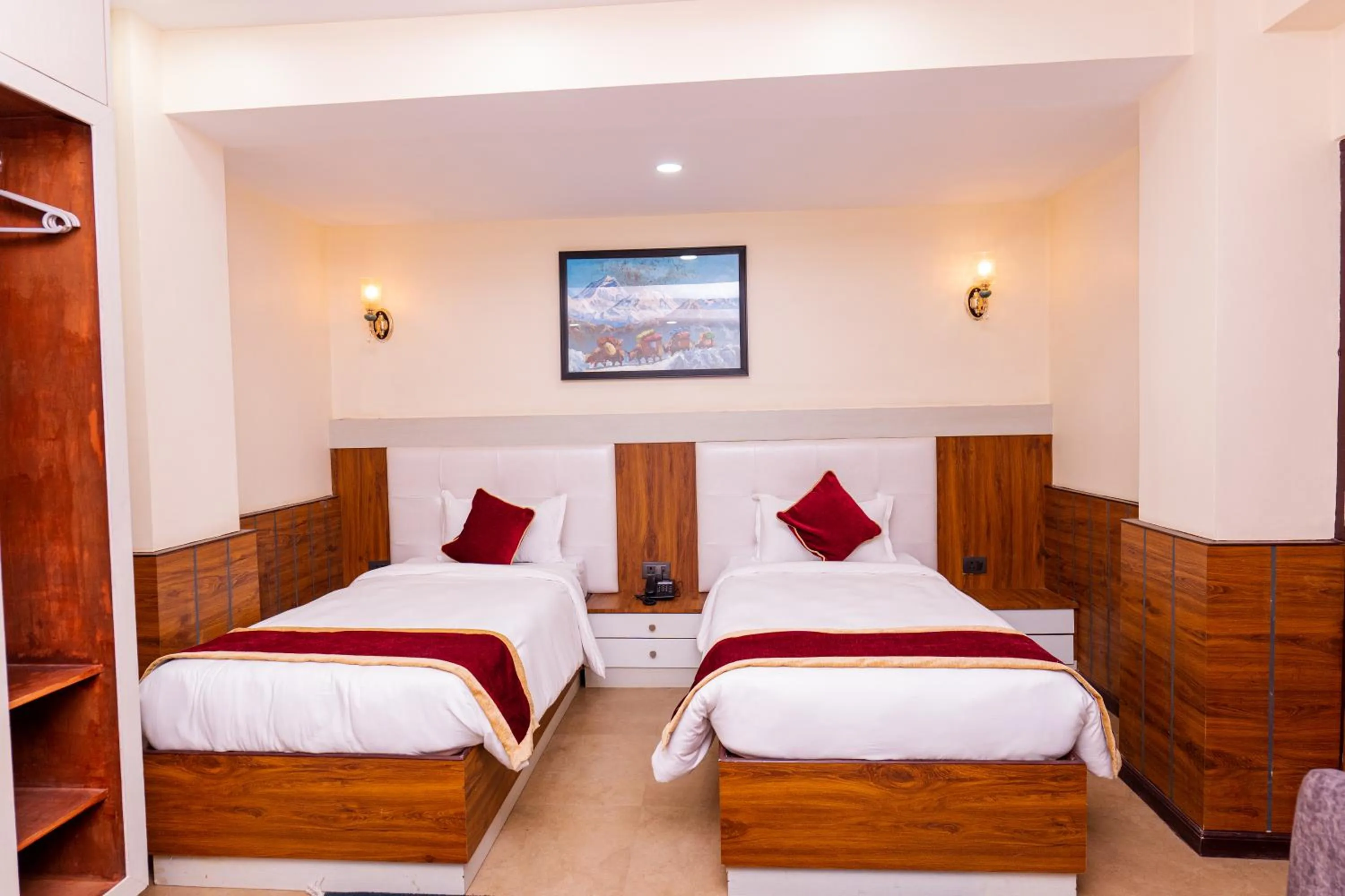 Bed in Hotel Palazzo