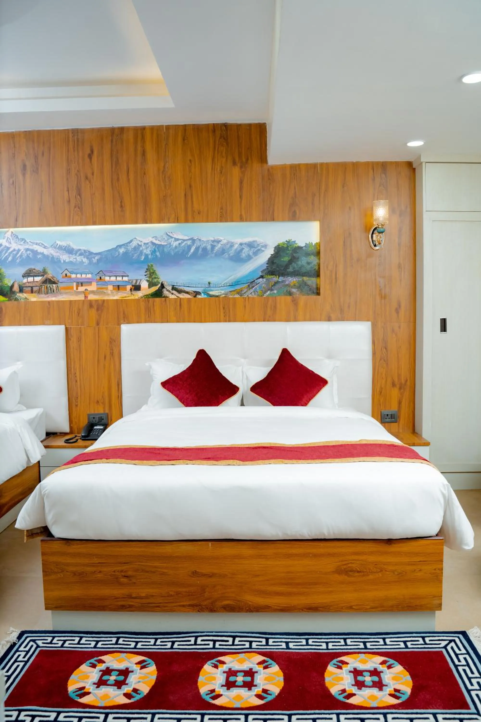 Bed in Hotel Palazzo