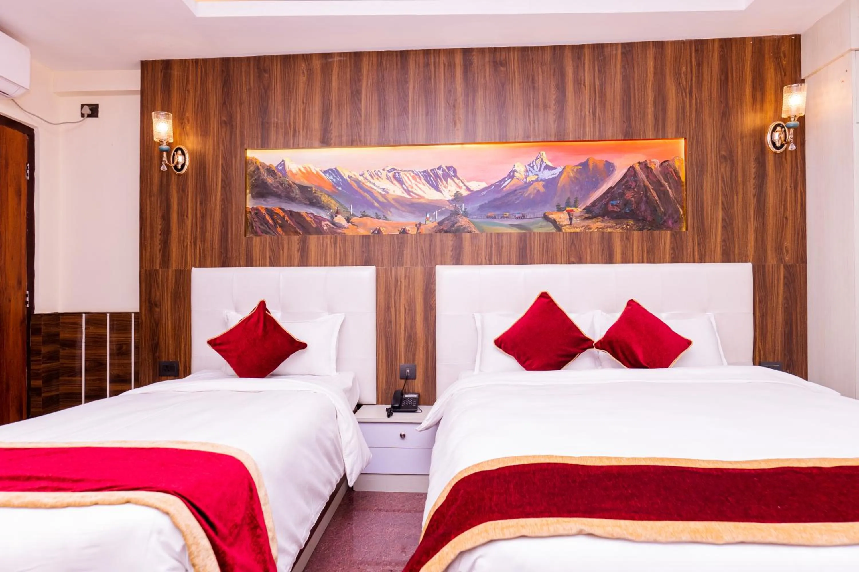 Bed in Hotel Palazzo