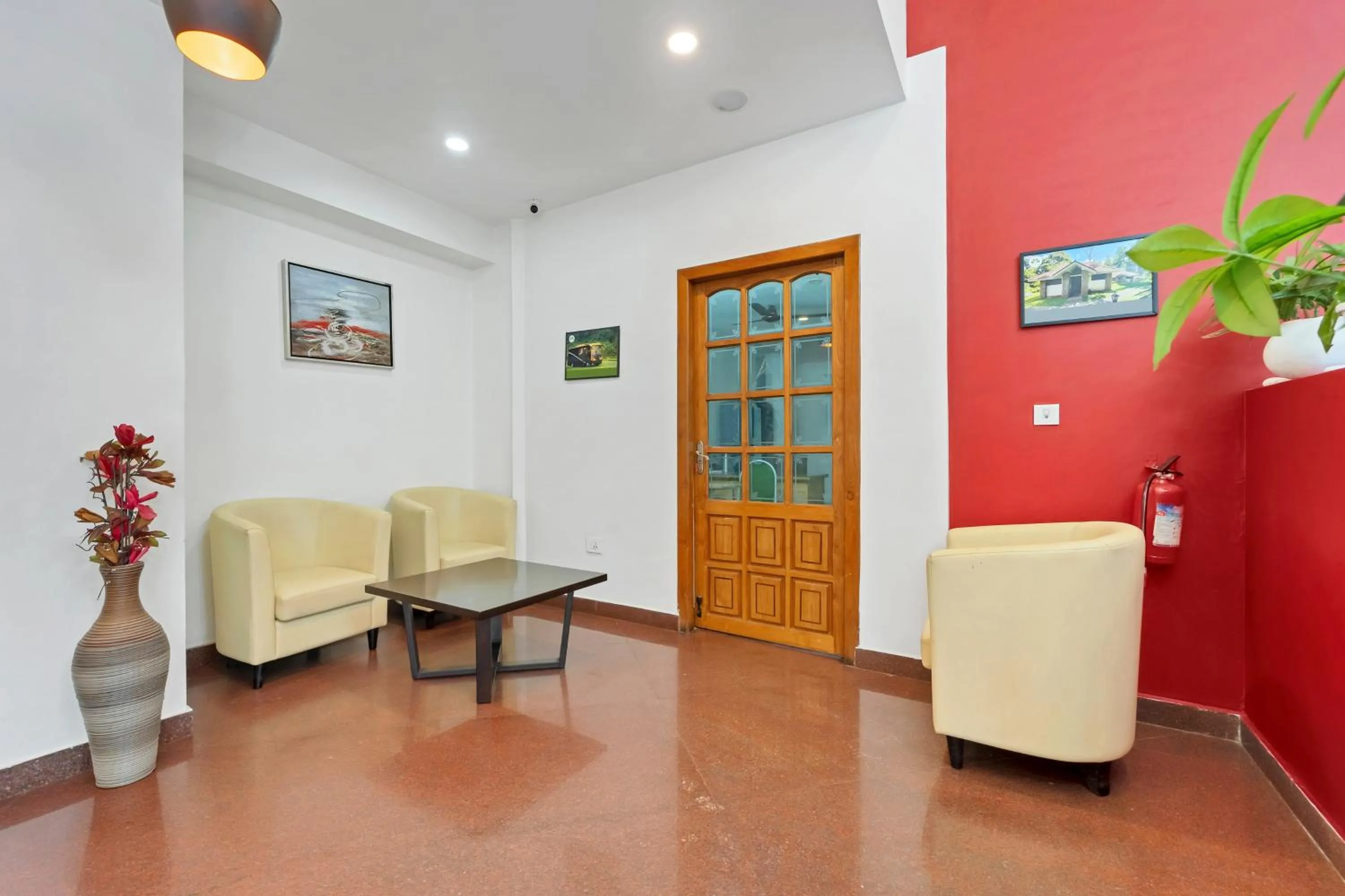 Seating area in Treebo Adrak