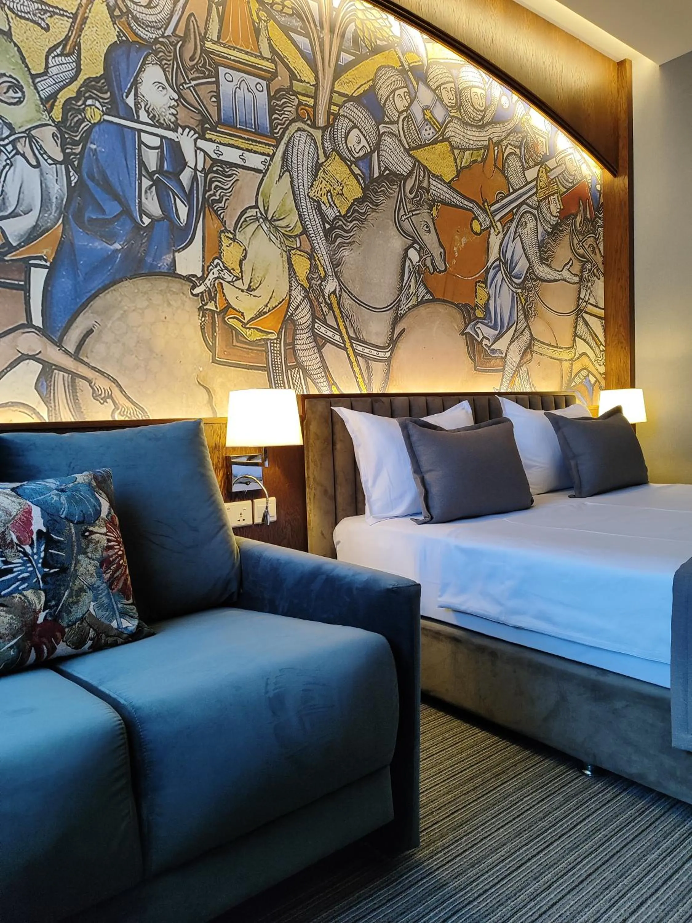 Bed in Orienta Hotel Gyumri