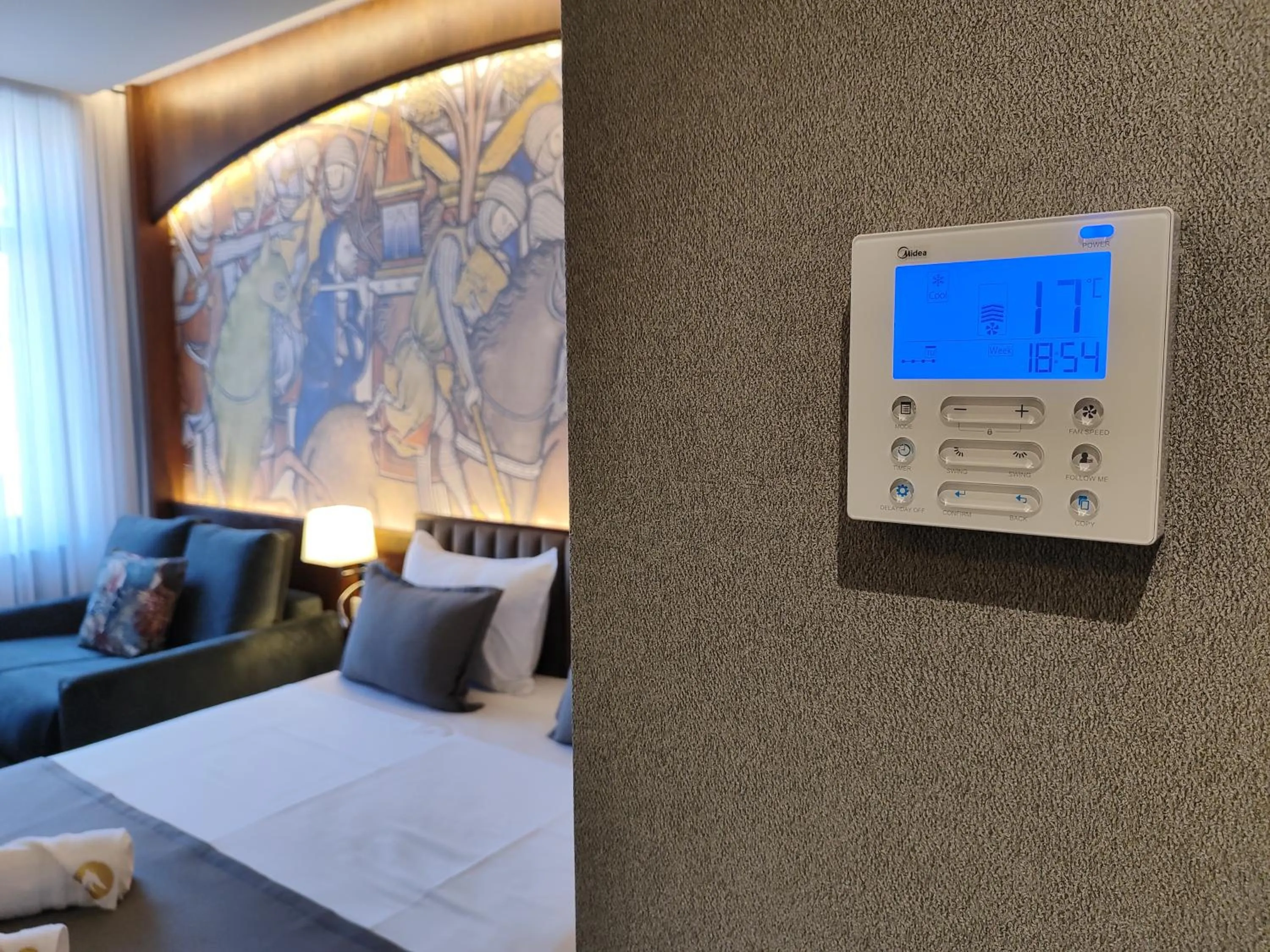 air conditioner, Bed in Orienta Hotel Gyumri