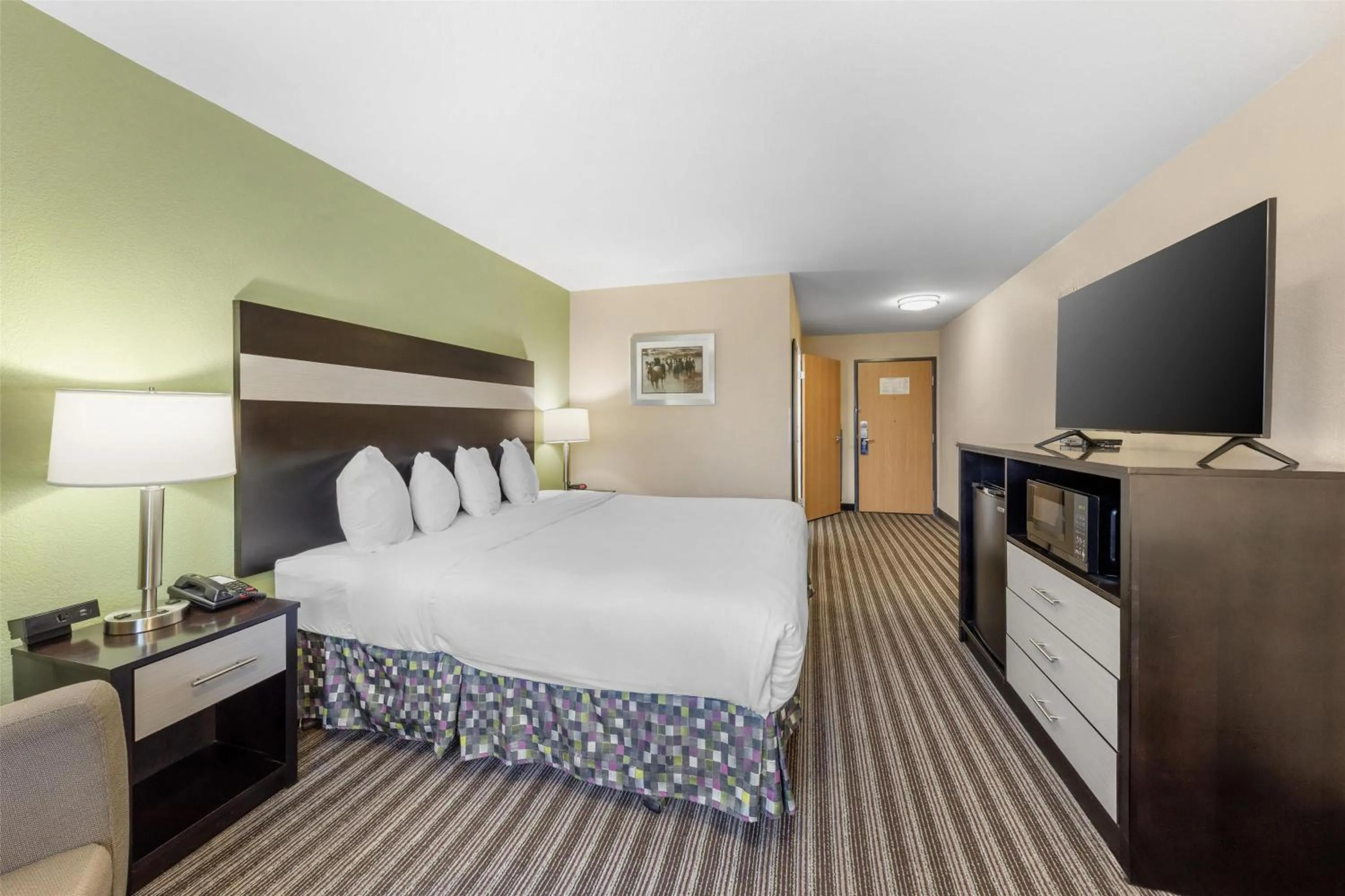 Bedroom, Bed in Best Western Borger Inn