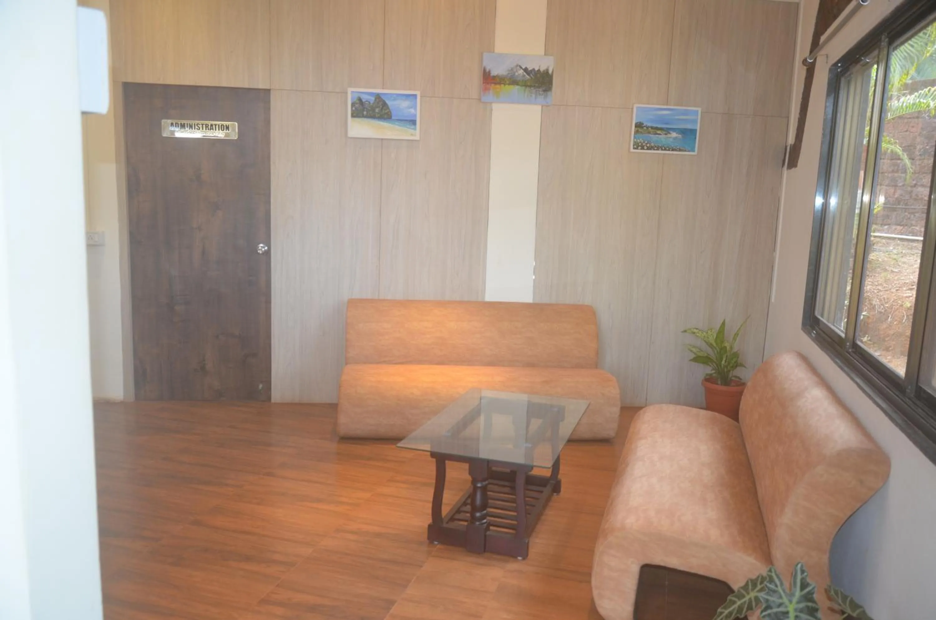 Seating area in Shilpgram Heritage Resort