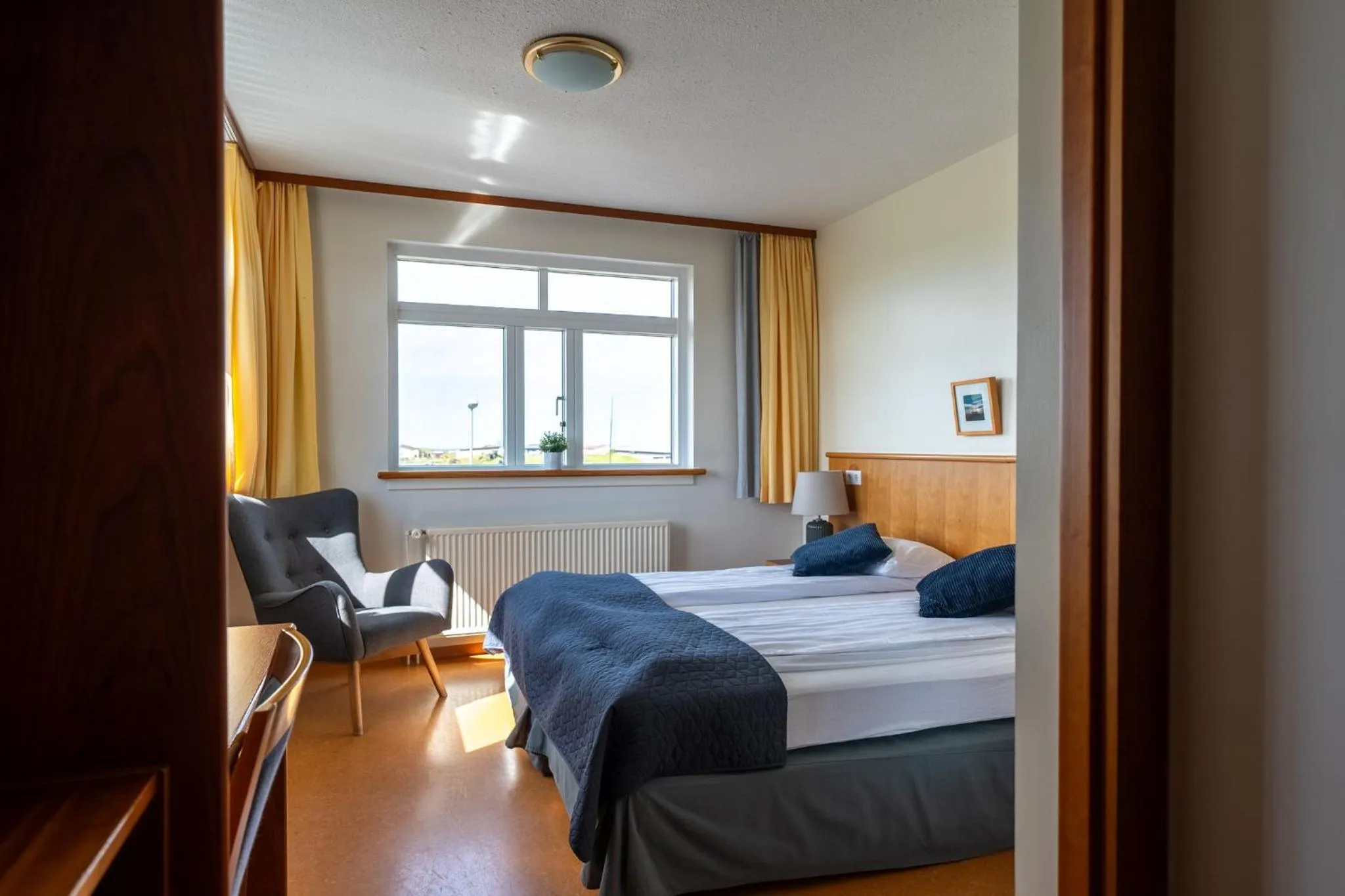 Bedroom, Bed in Adventure Hotel Hellissandur