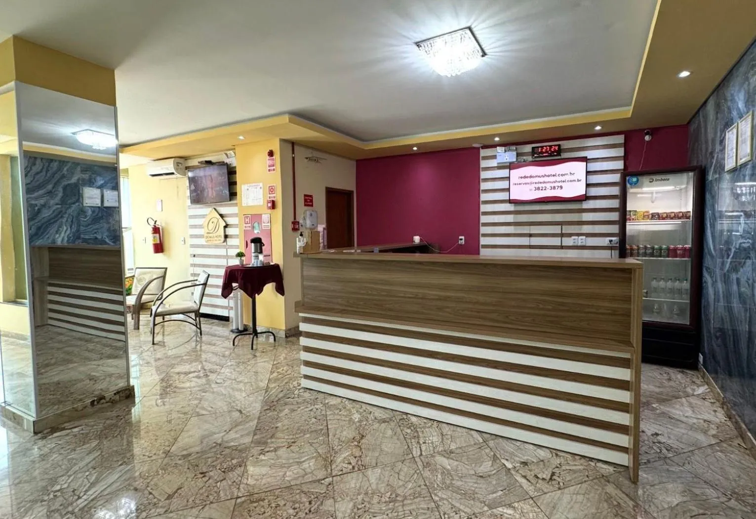 Lobby or reception in Domus Hotel Palmeiras - Canaã dos Carajás