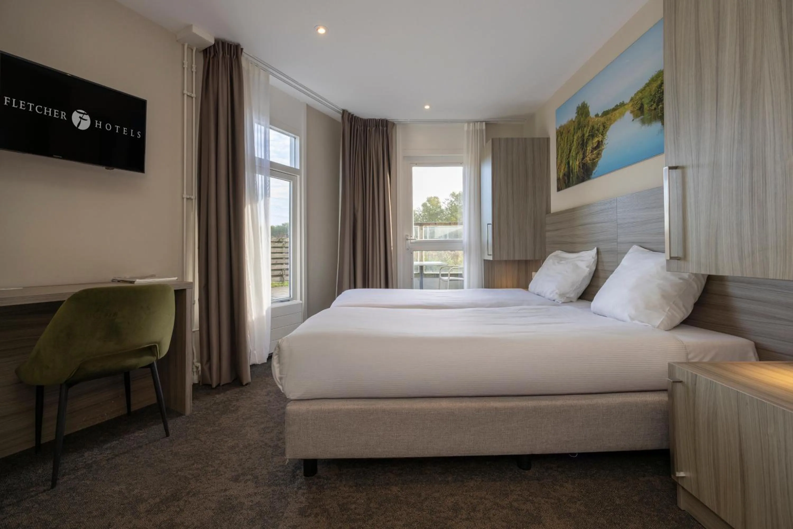 Bedroom, Bed in Fletcher Hotel - Resort Spaarnwoude