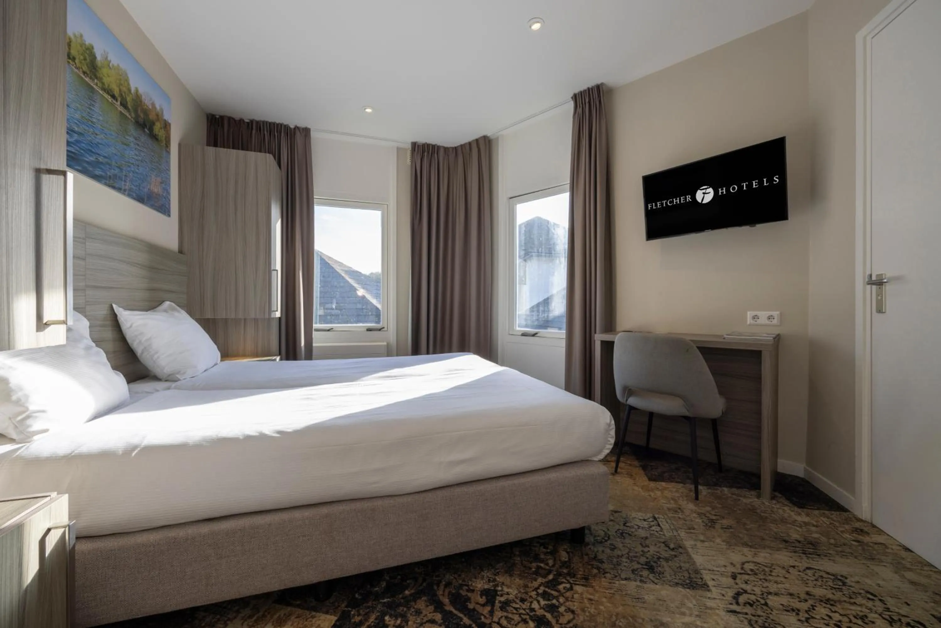 Bedroom, Bed in Fletcher Hotel - Resort Spaarnwoude