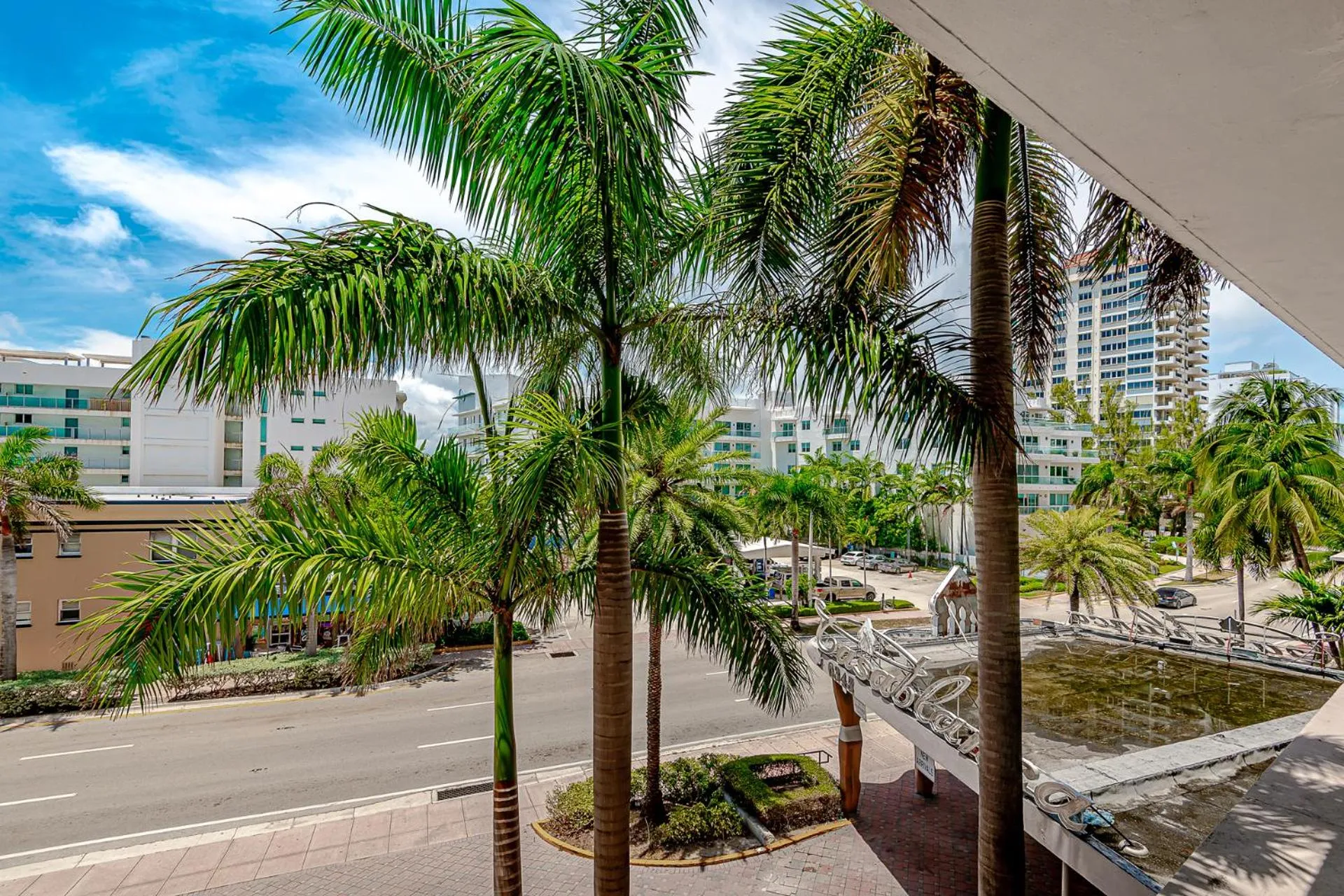 City view in Beach Front Studio Miami Beach