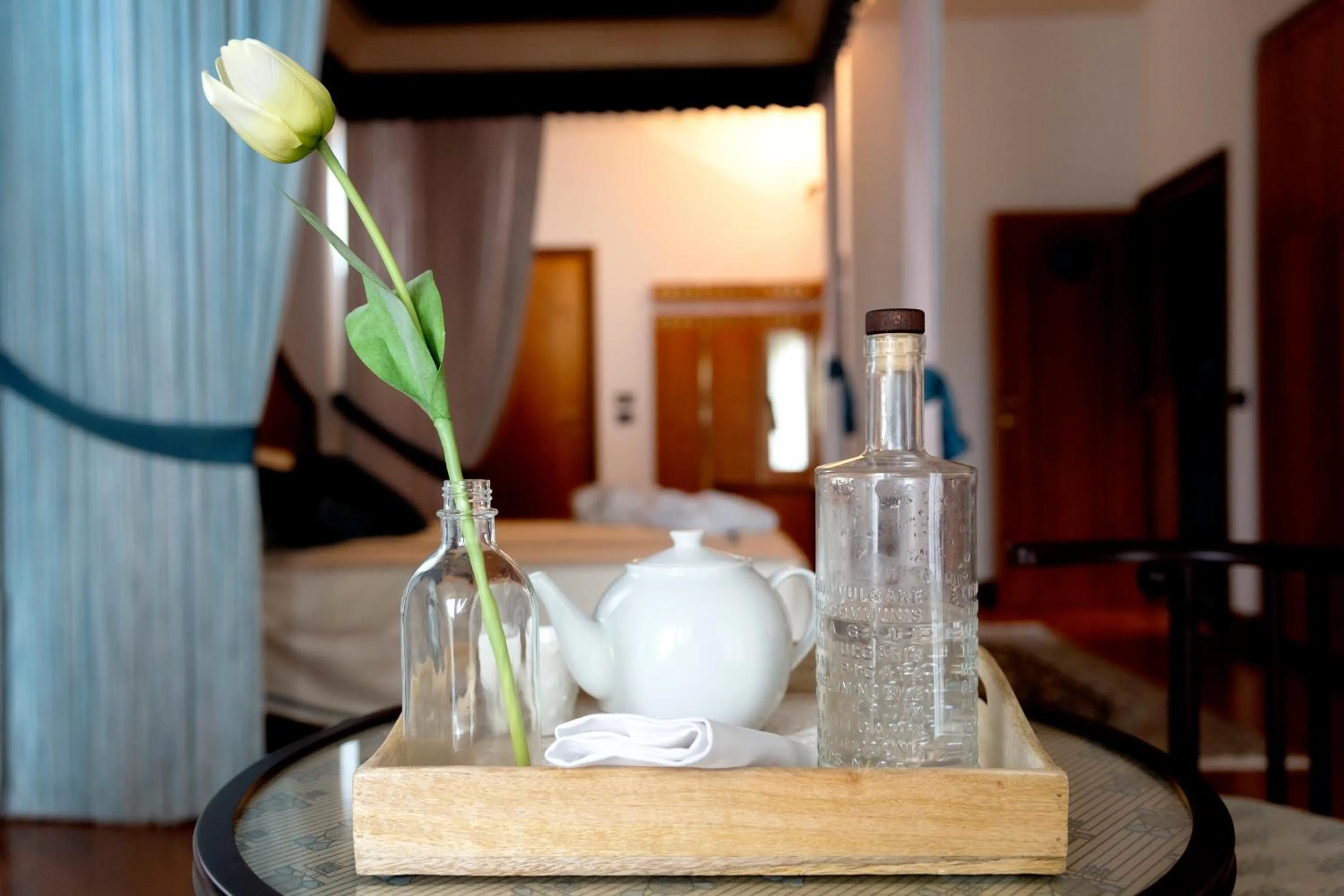 Bed in Bellosguardo Resort