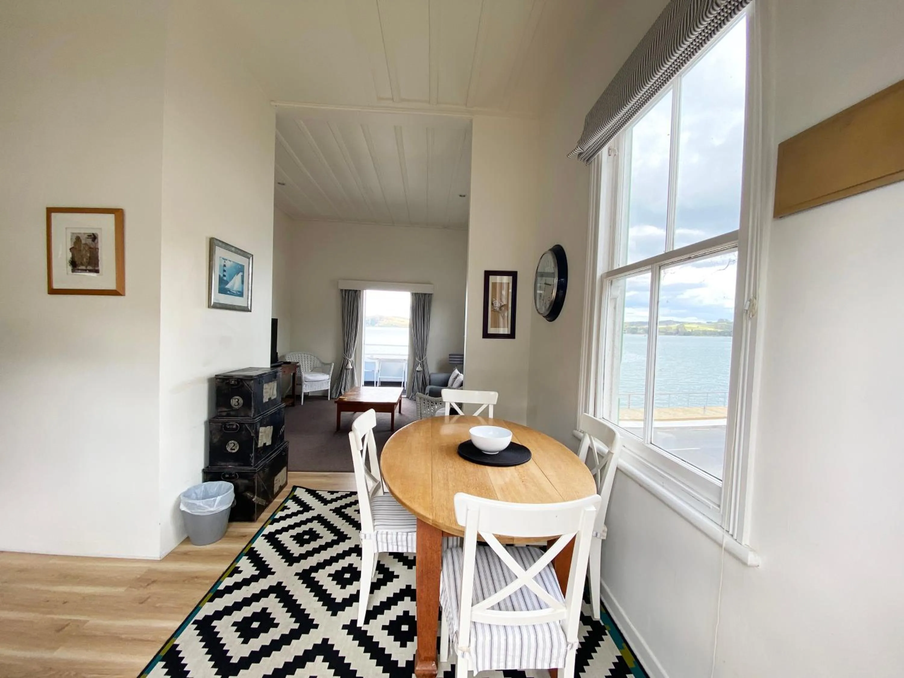 Dining area in Mangonui Waterfront Apartments