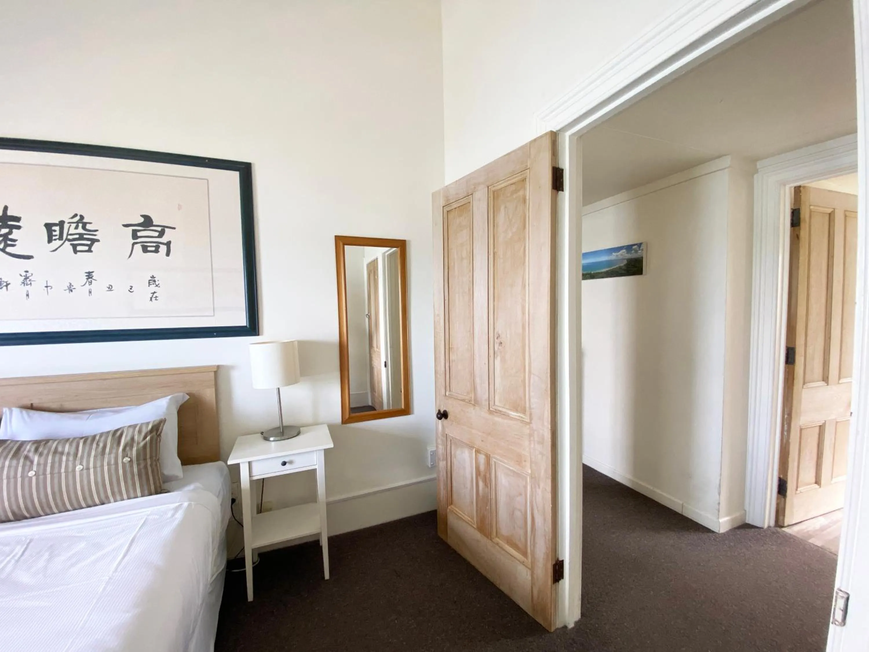 Bedroom, Bed in Mangonui Waterfront Apartments