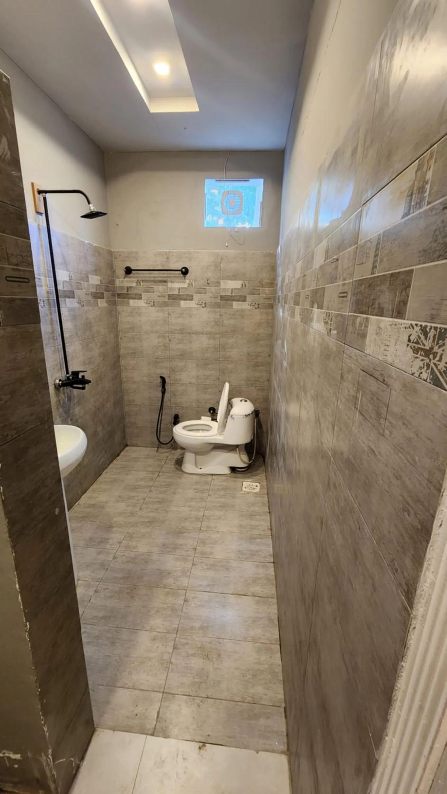 Shower in Green orchard skardu