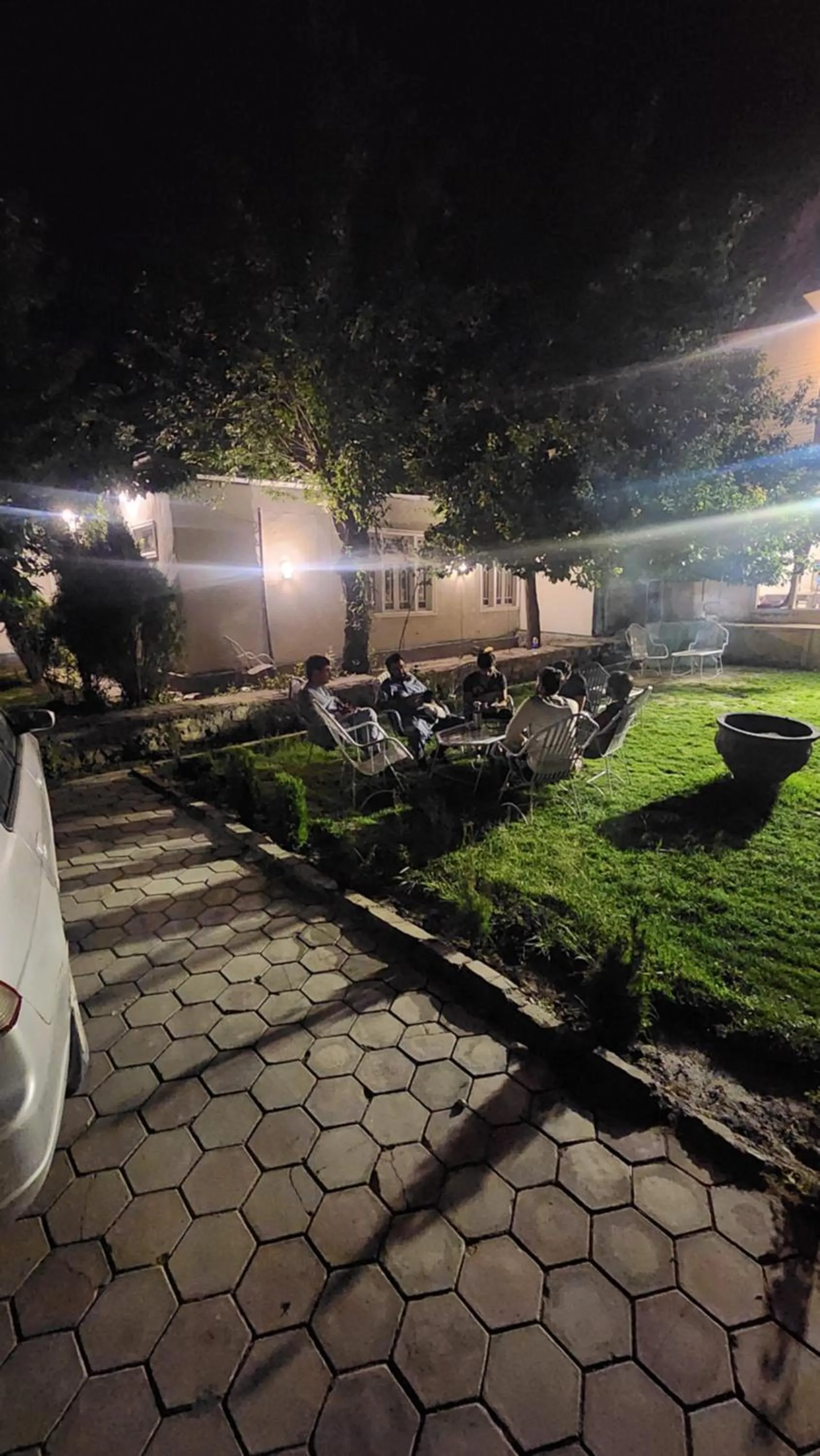 Night in Green orchard skardu