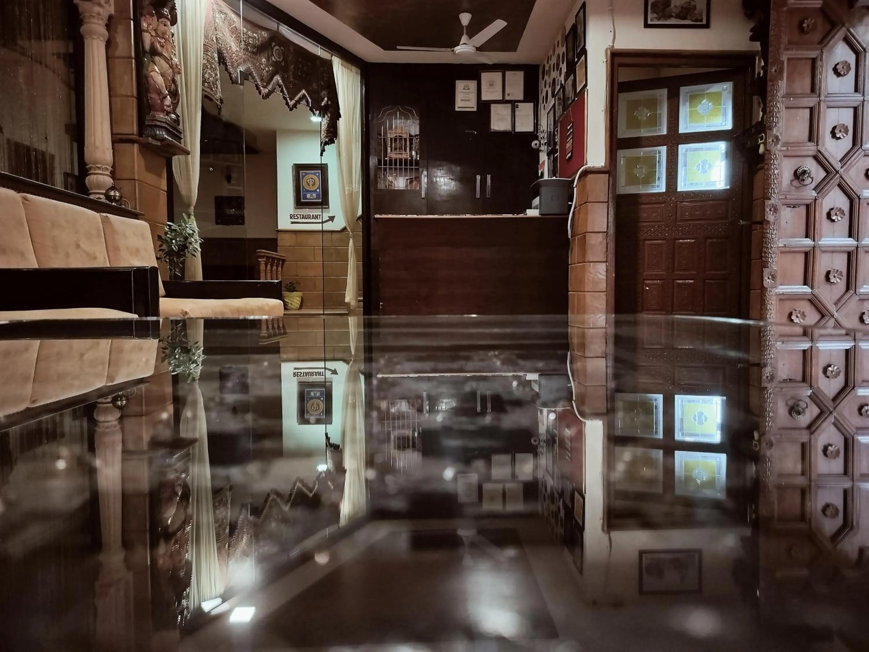 Lobby or reception in The Elite Castle