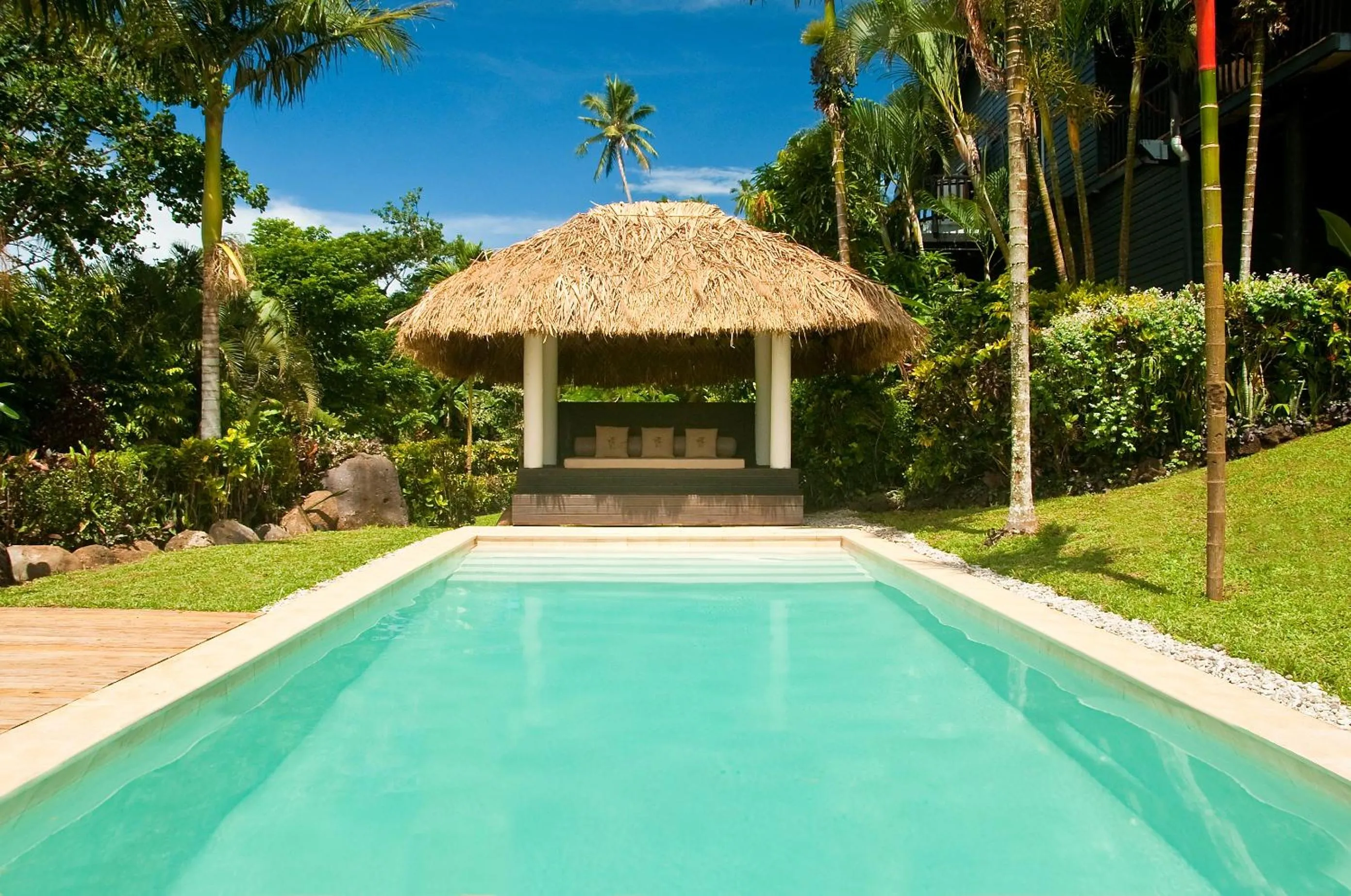 Swimming pool in Taveuni Palms Resort