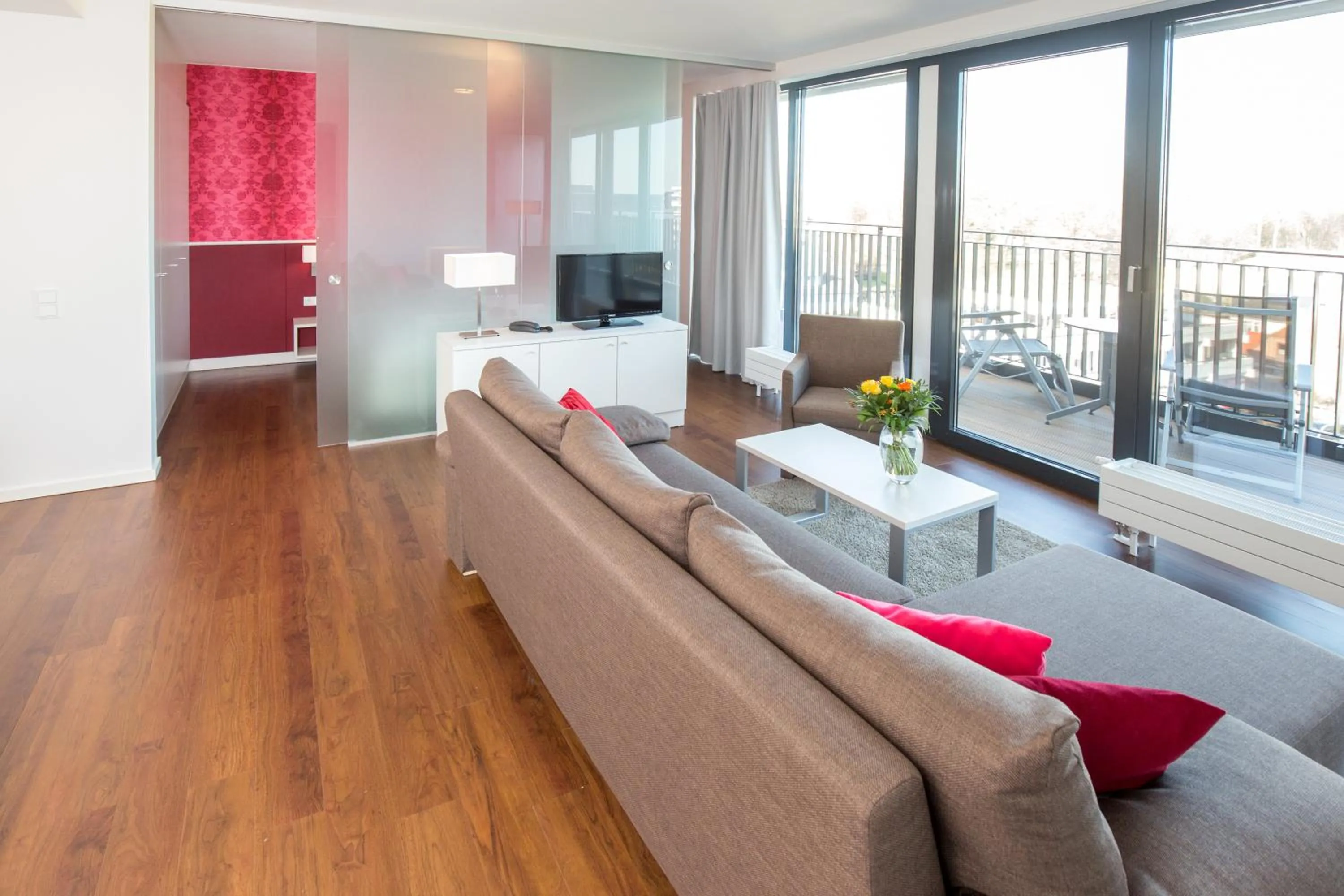 Living room in Carat Apartments Grömitz