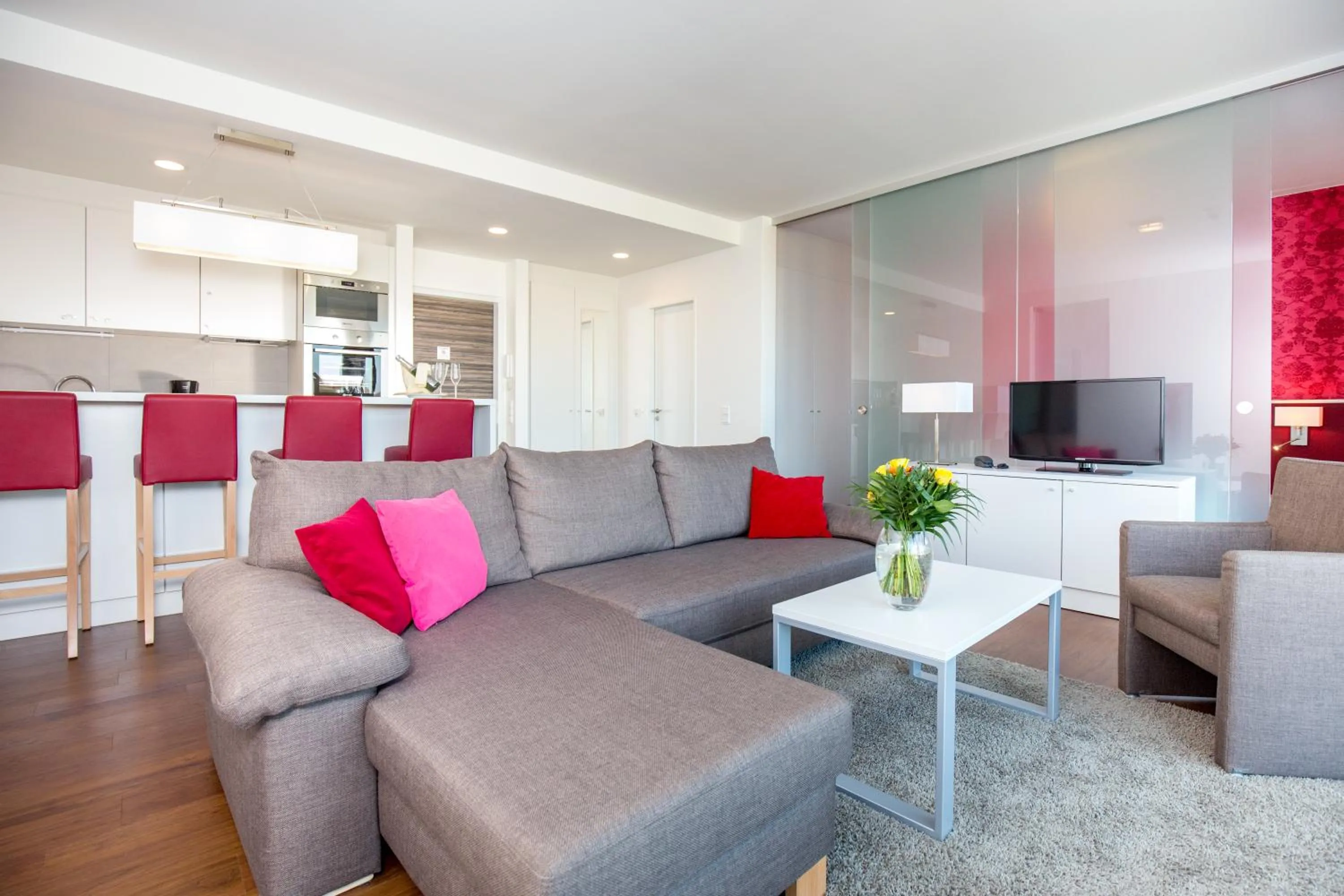 Photo of the whole room in Carat Apartments Grömitz